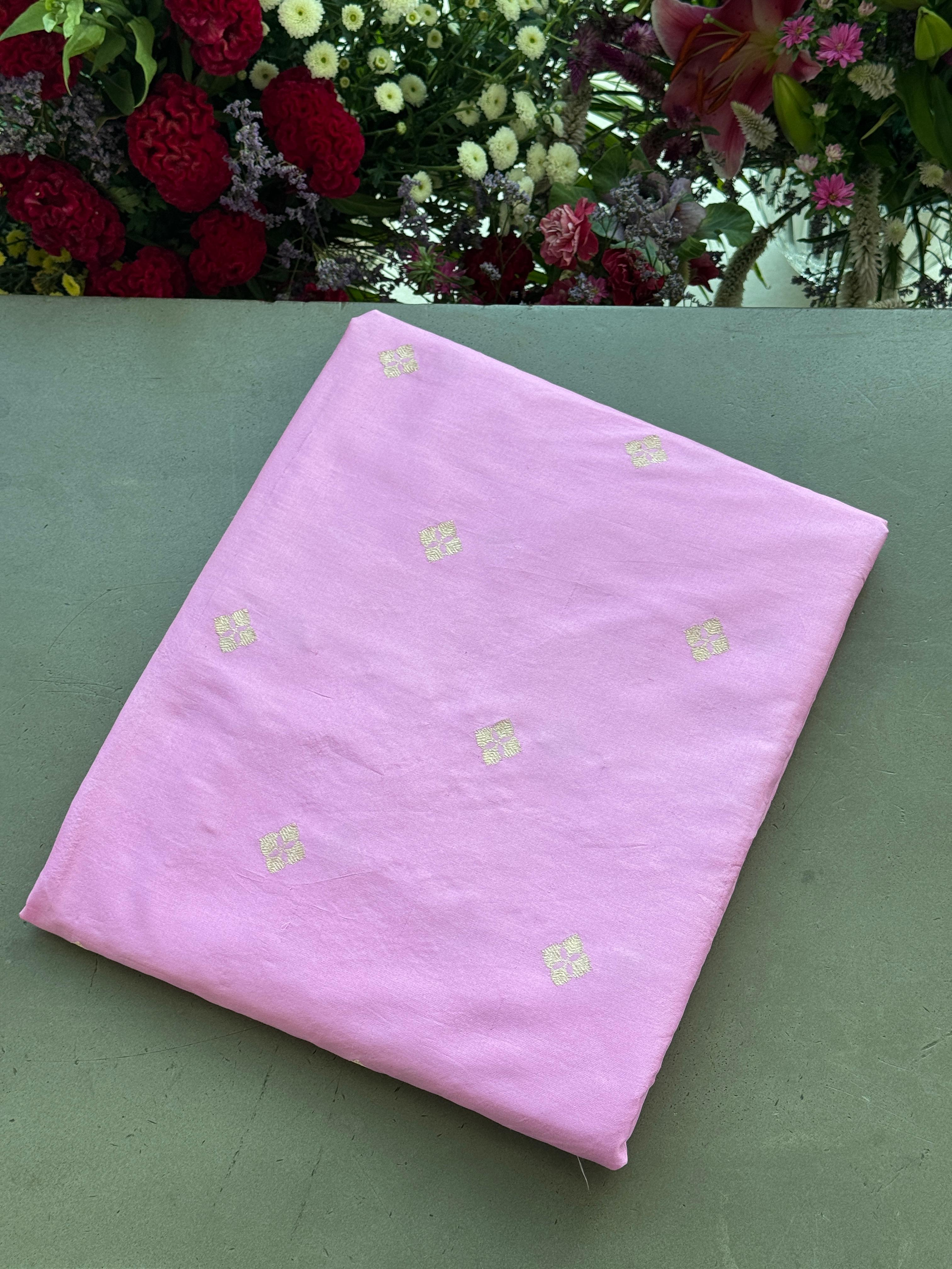 Neev Buta Katan Silk Fabric