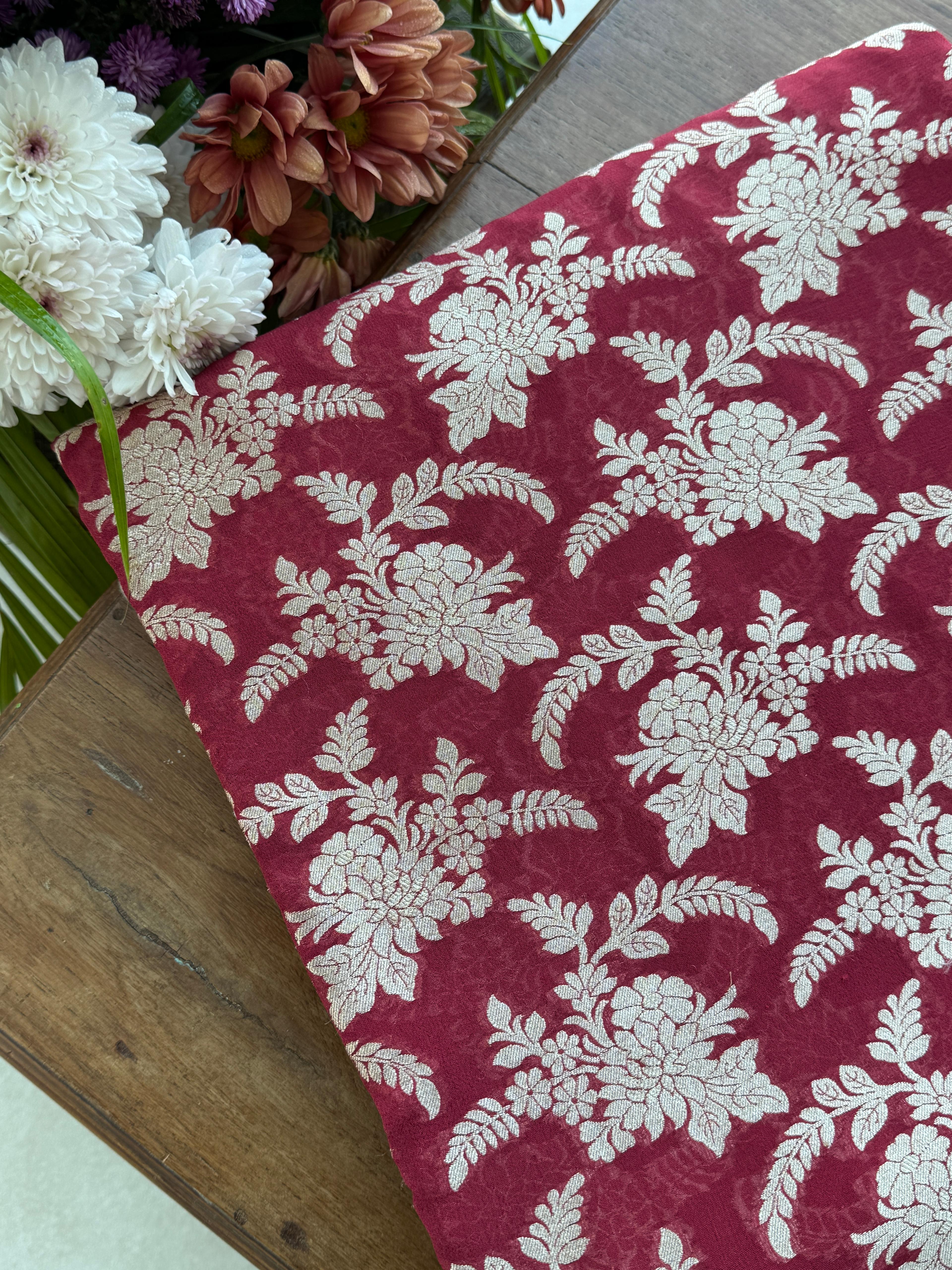 Georgette Jaal Fabric