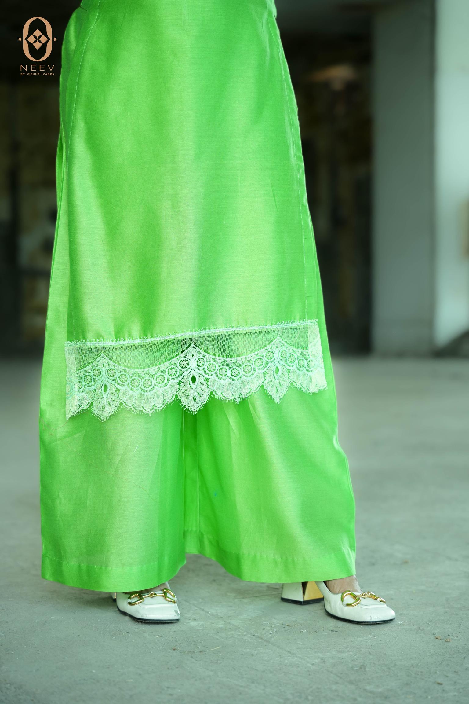 Unstitched Chanderi Suit Set