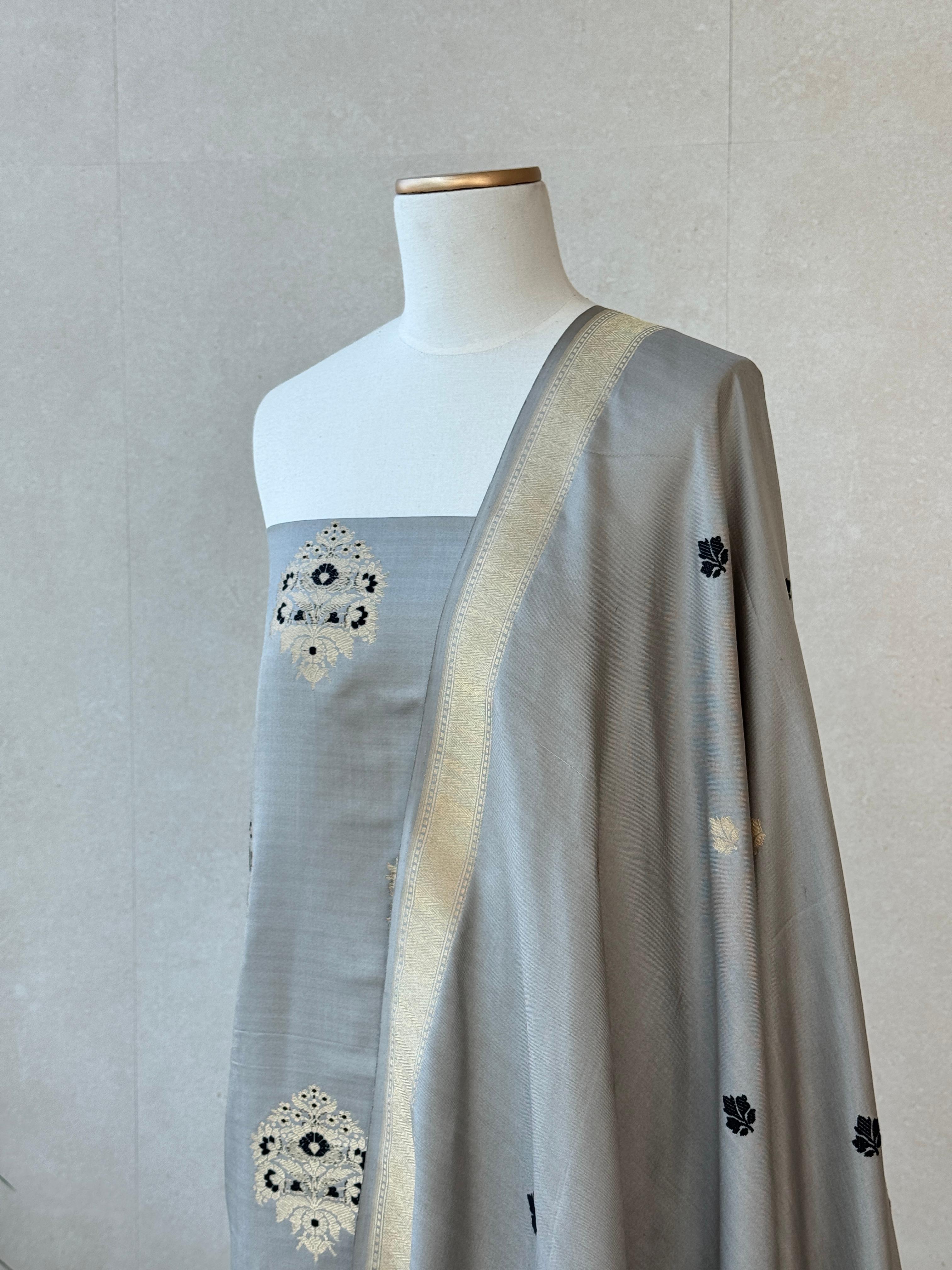 Katan Silk Meenakari Suit Set