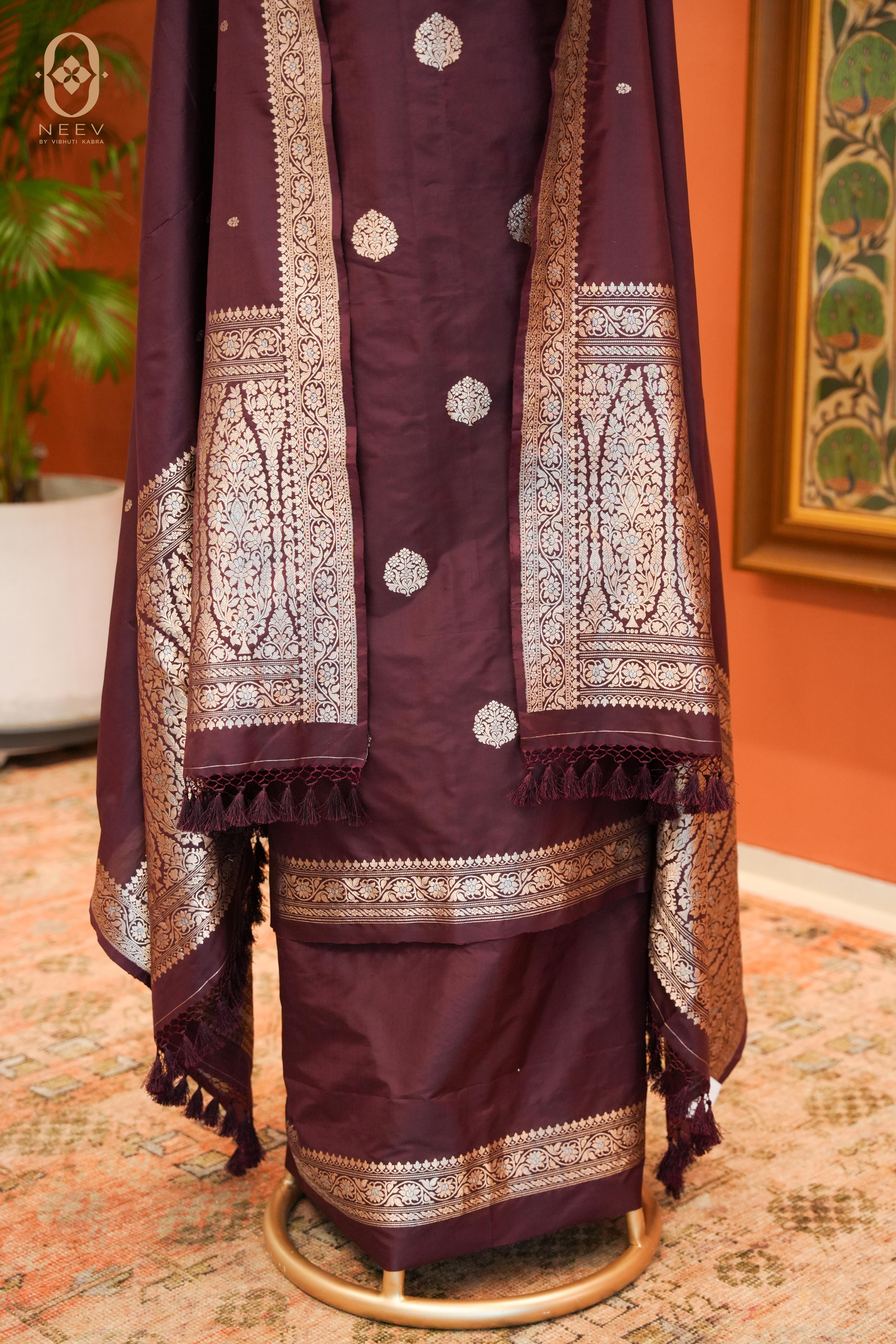 Katan Silk Suit Set