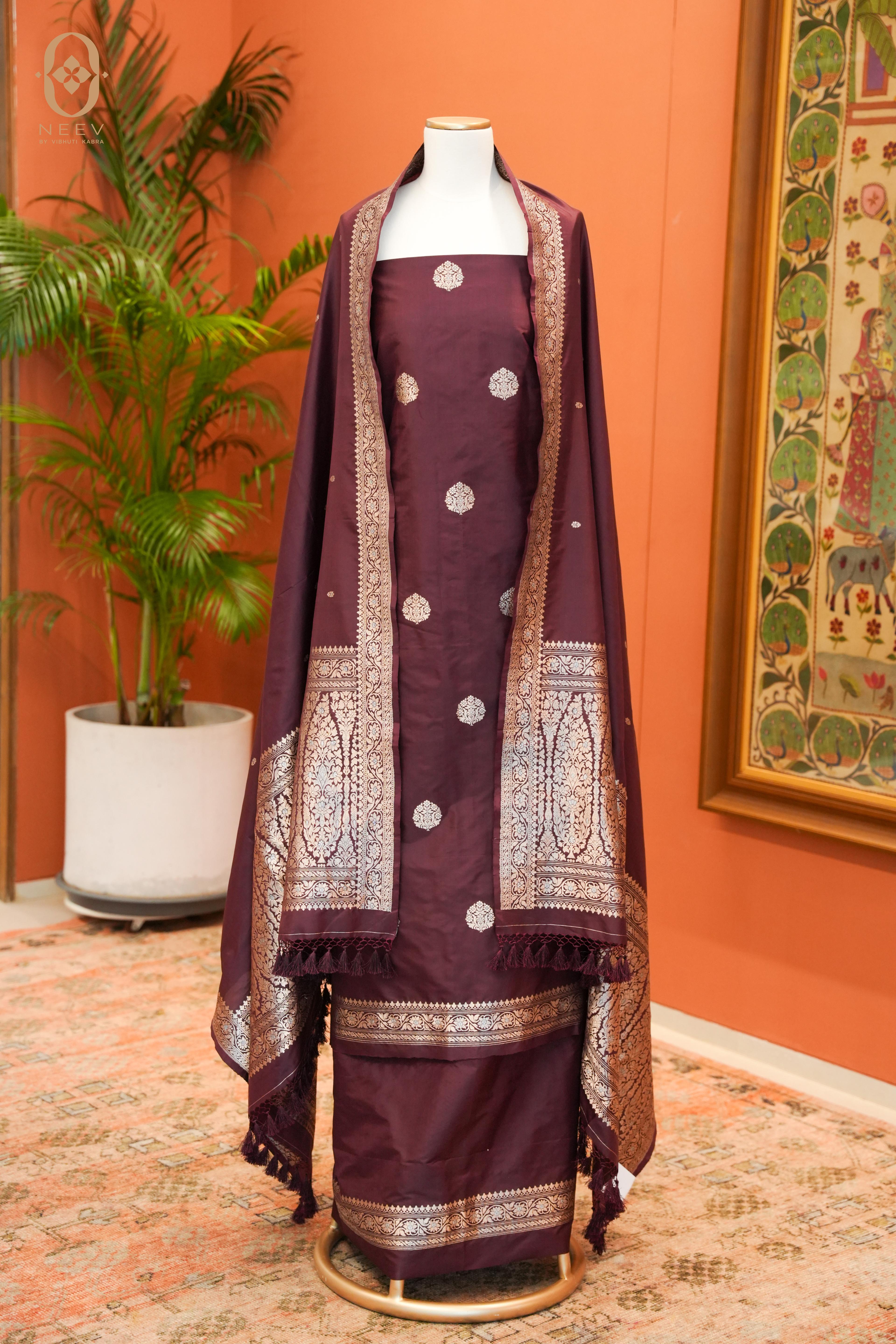 Katan Silk Suit Set