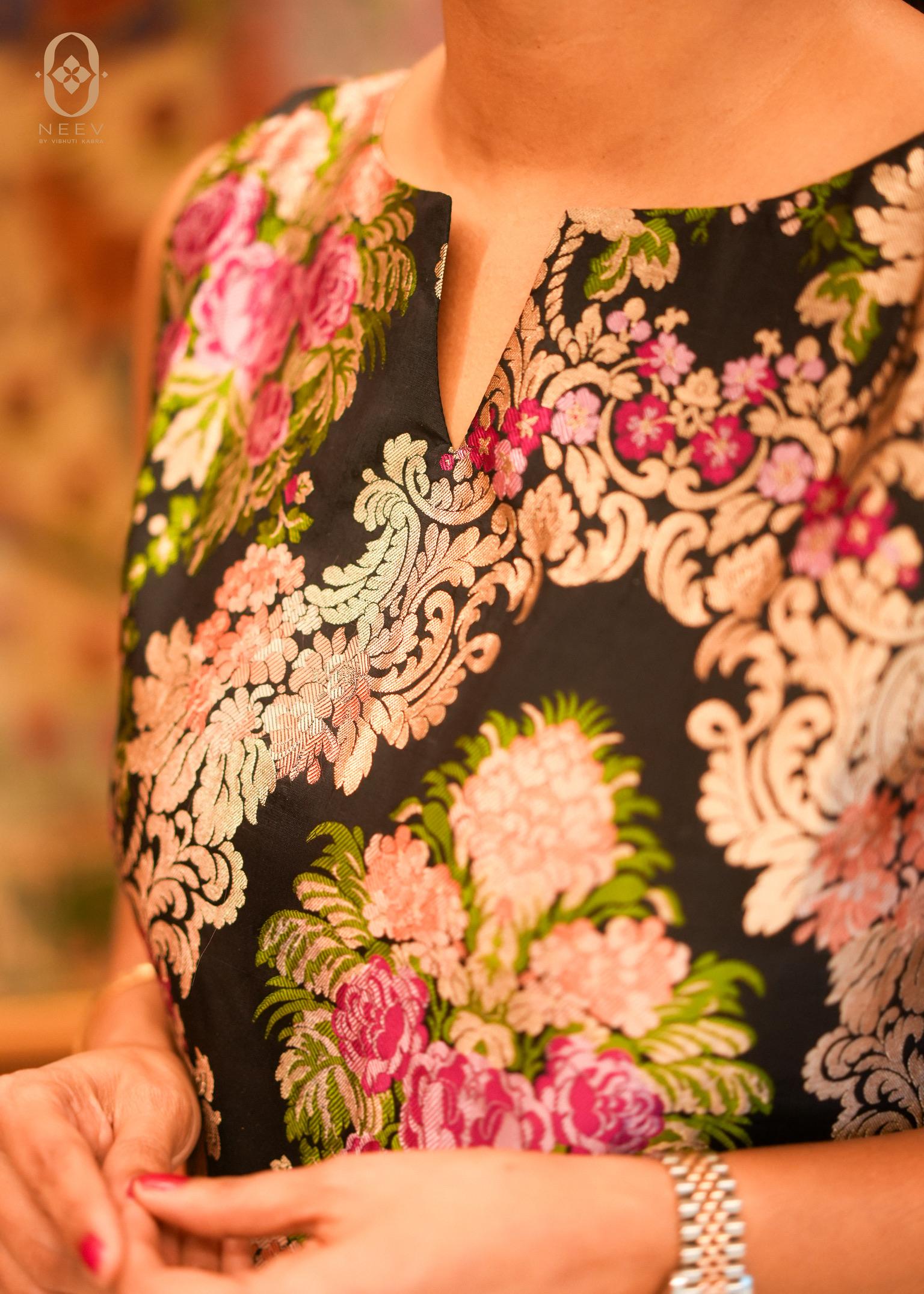 Unstitched Brocade Fabric