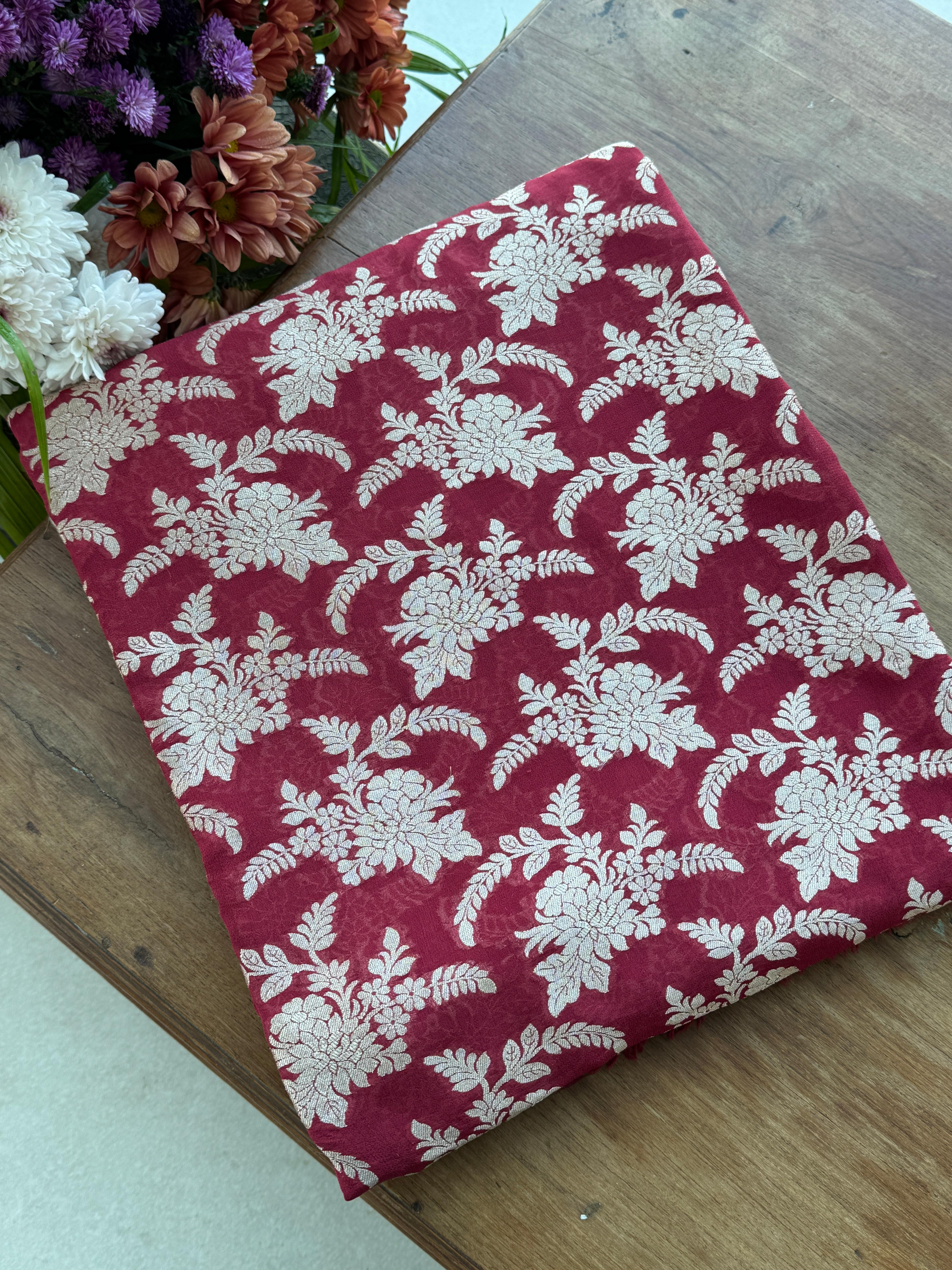 Georgette Jaal Fabric