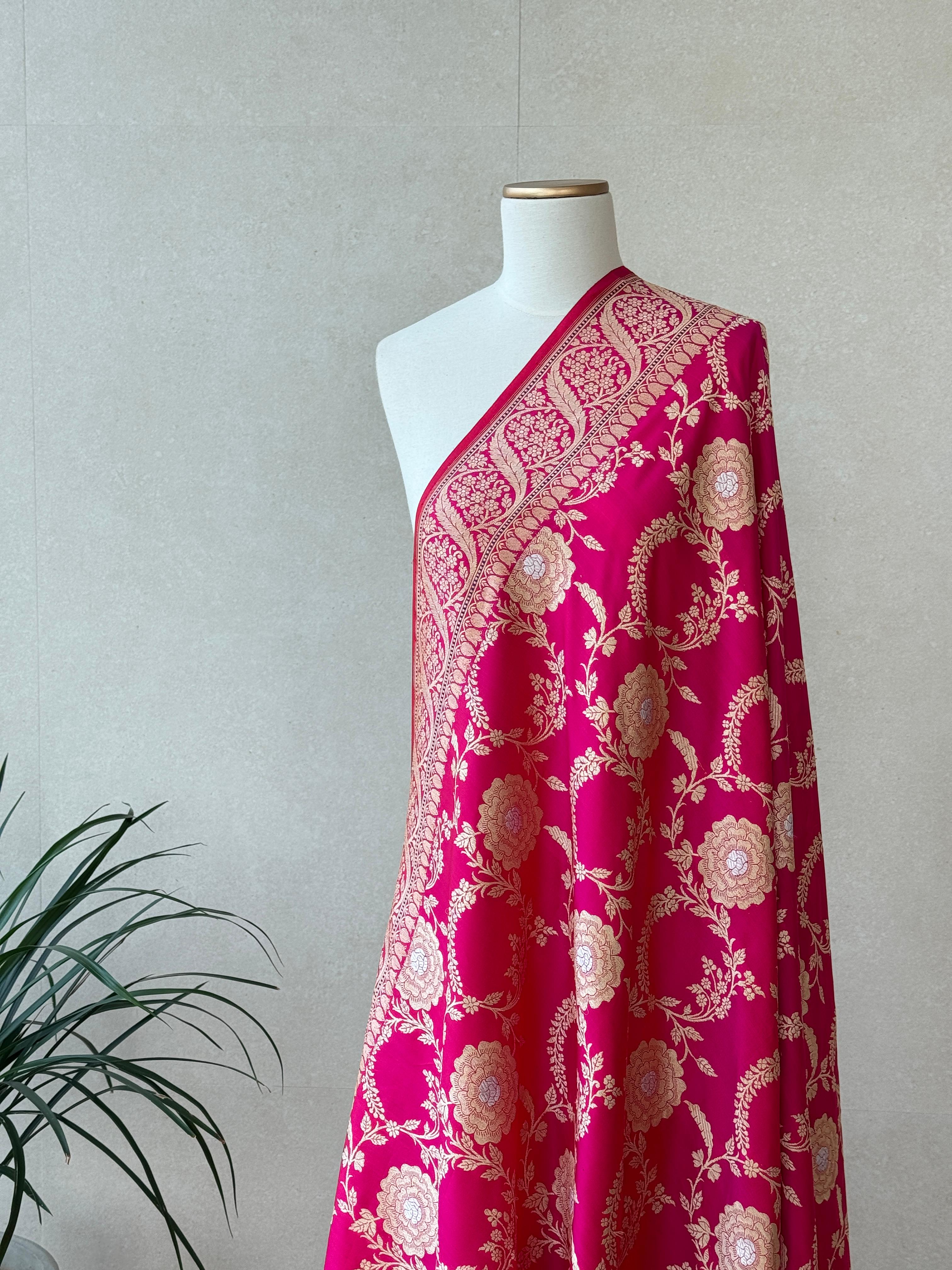 Katan Silk Sona Rupa Jaal Dupatta
