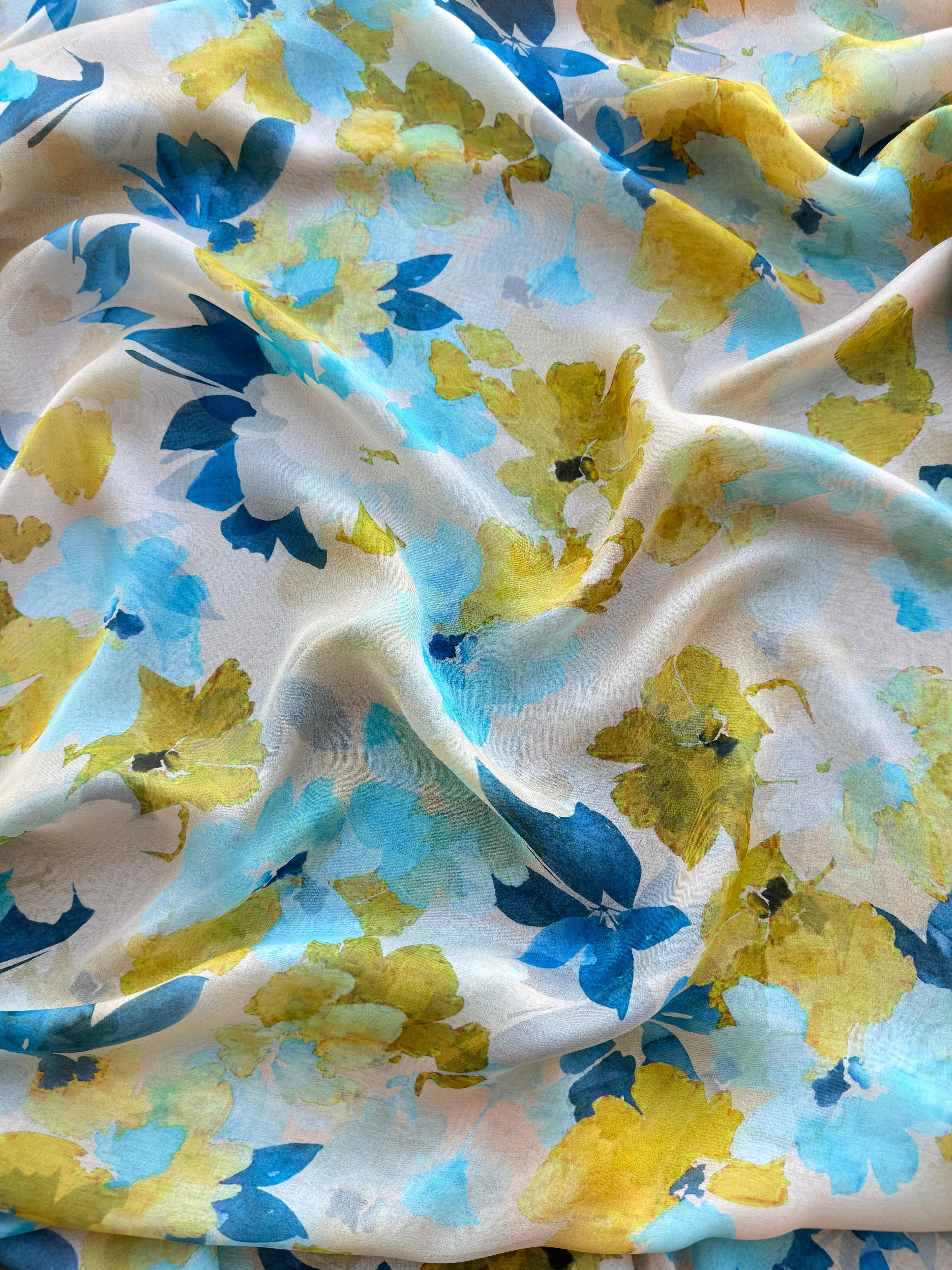 Premium Printed Chiffon Fabric