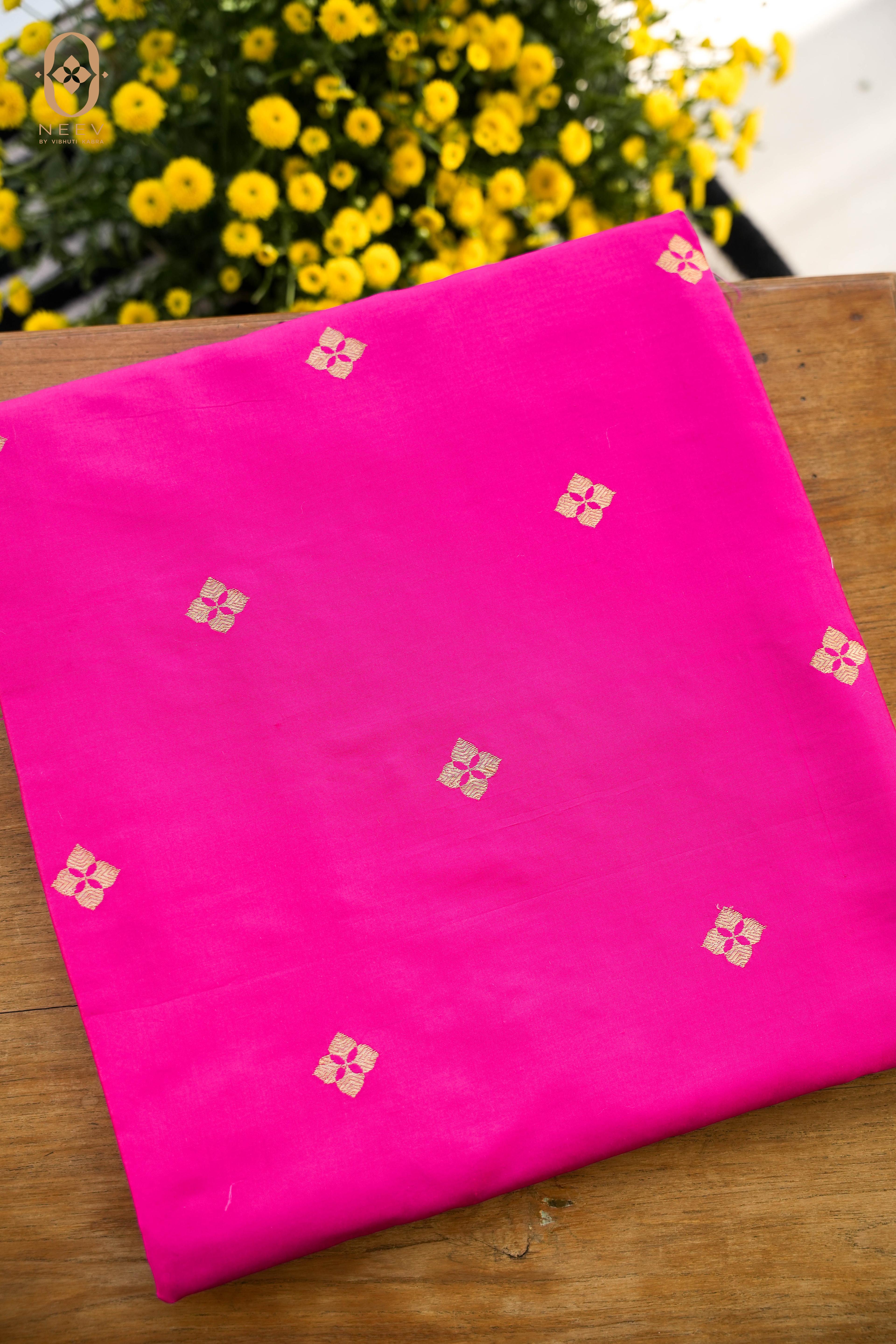 Katan Silk Boota Fabric