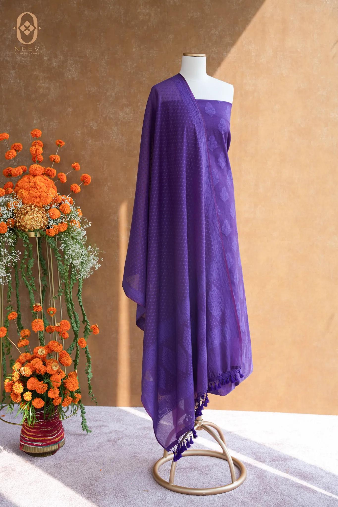 Uru Chanderi Cotton Suit Set