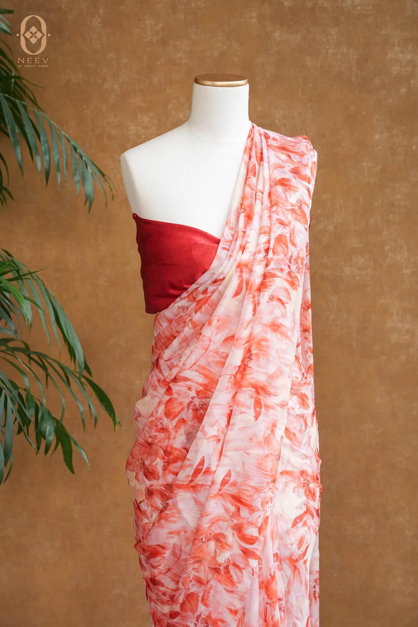 Premium Printed Chiffon Saree