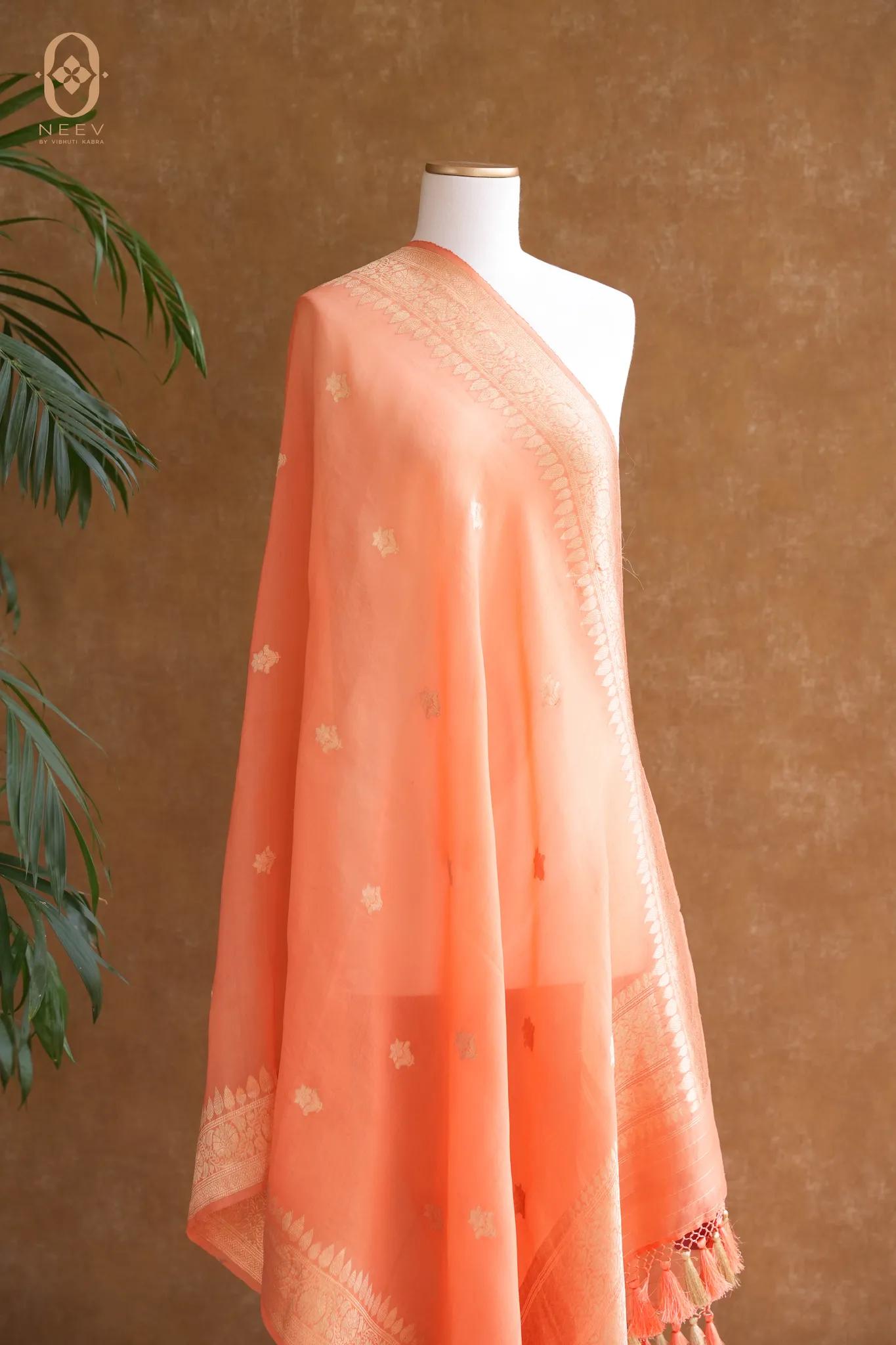 Kora Silk Boota Dupatta