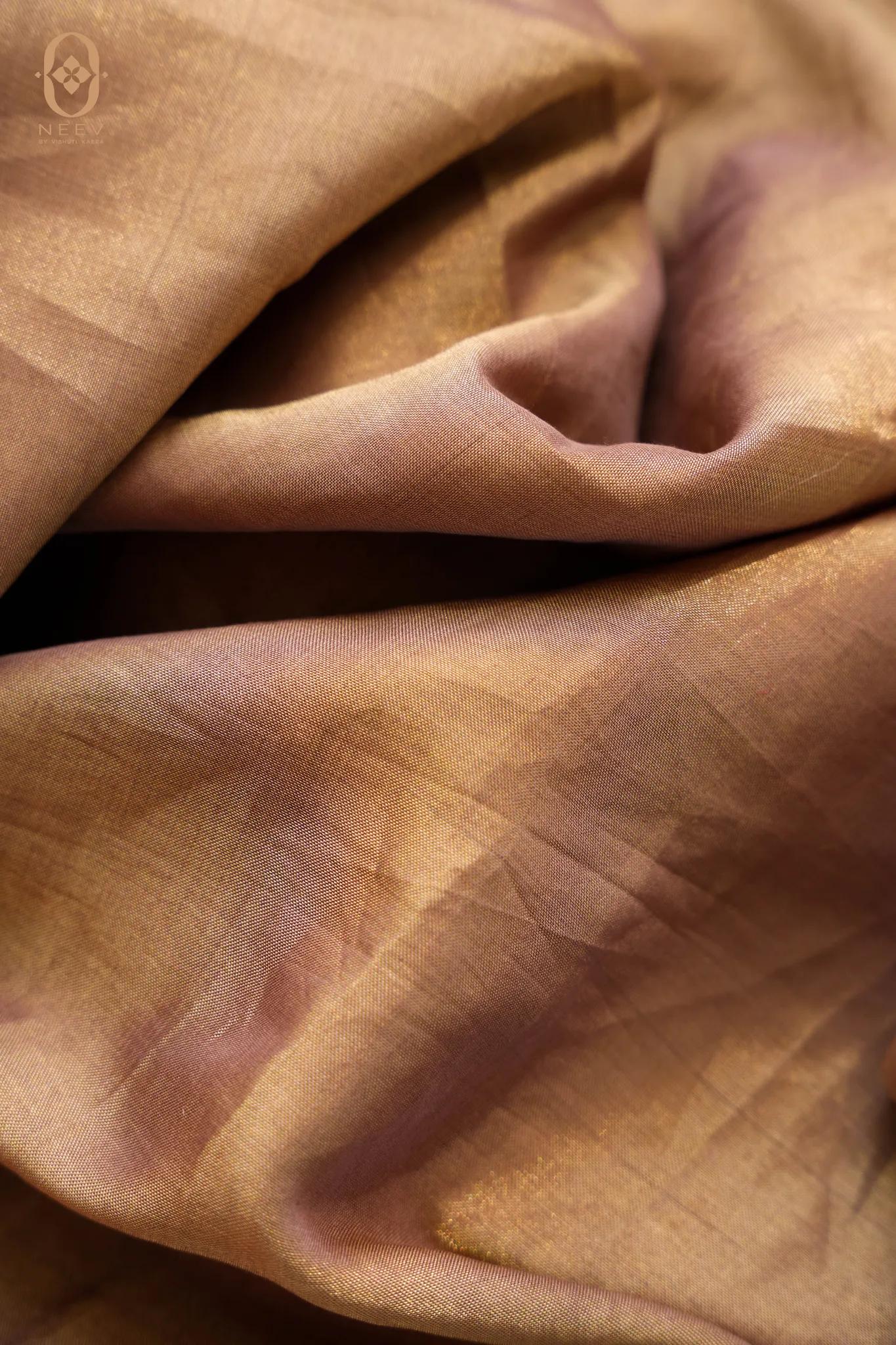 Kanjivaram Gold Mul Cotton Tissue