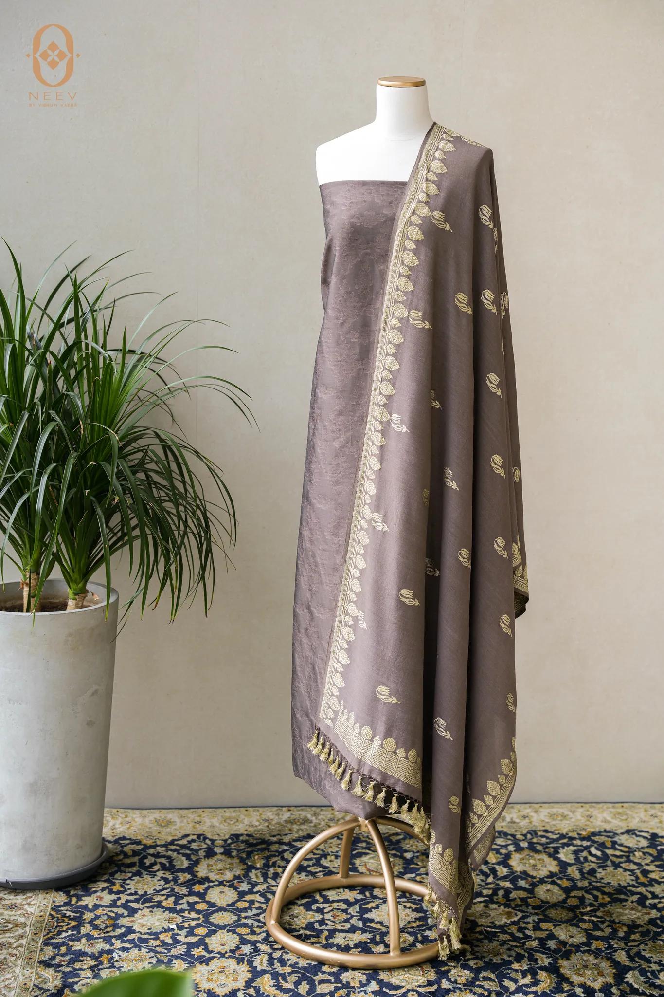 Premium Silk Cotton Suit Set