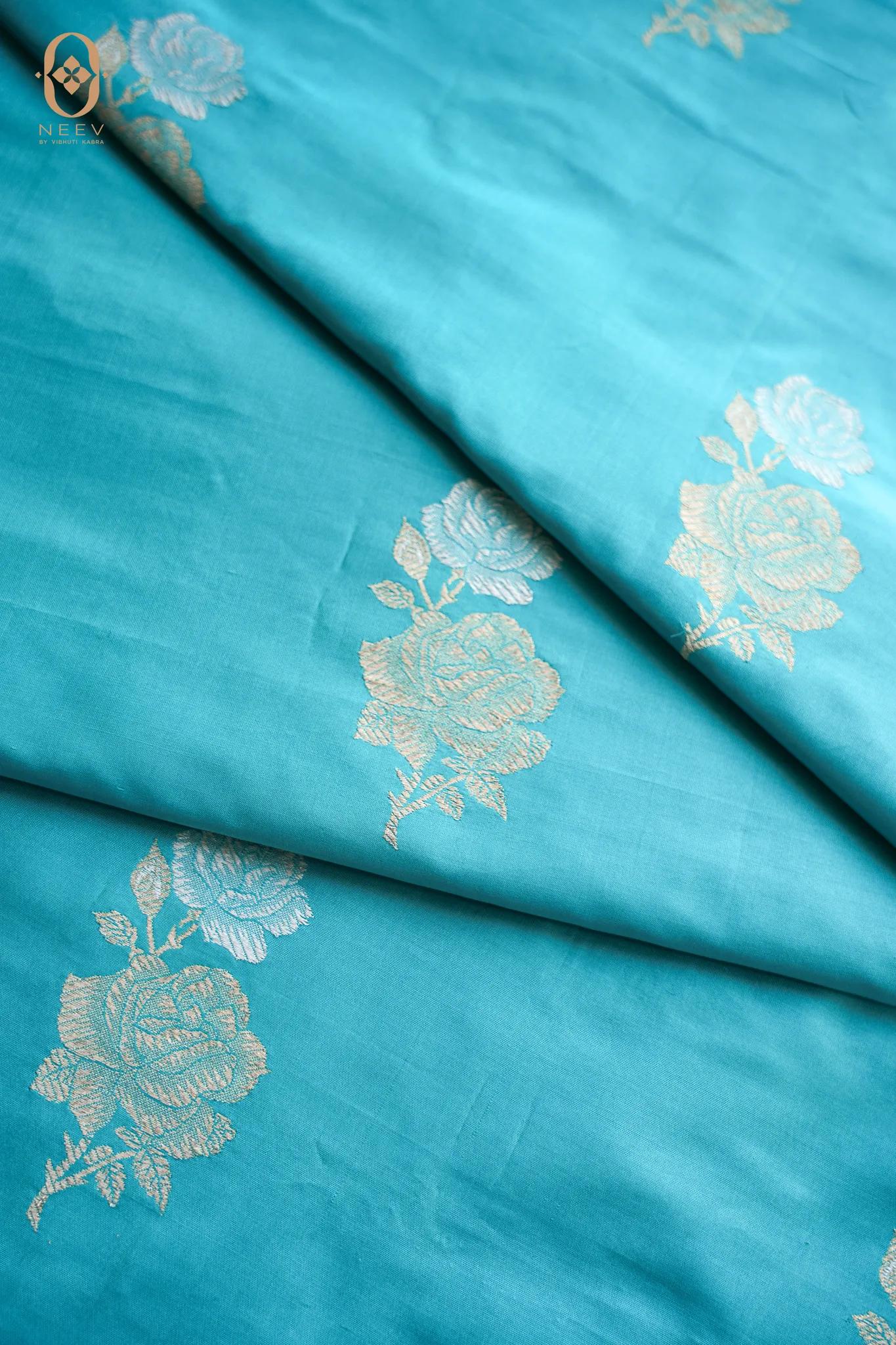 Gulboota Katan Silk Fabric
