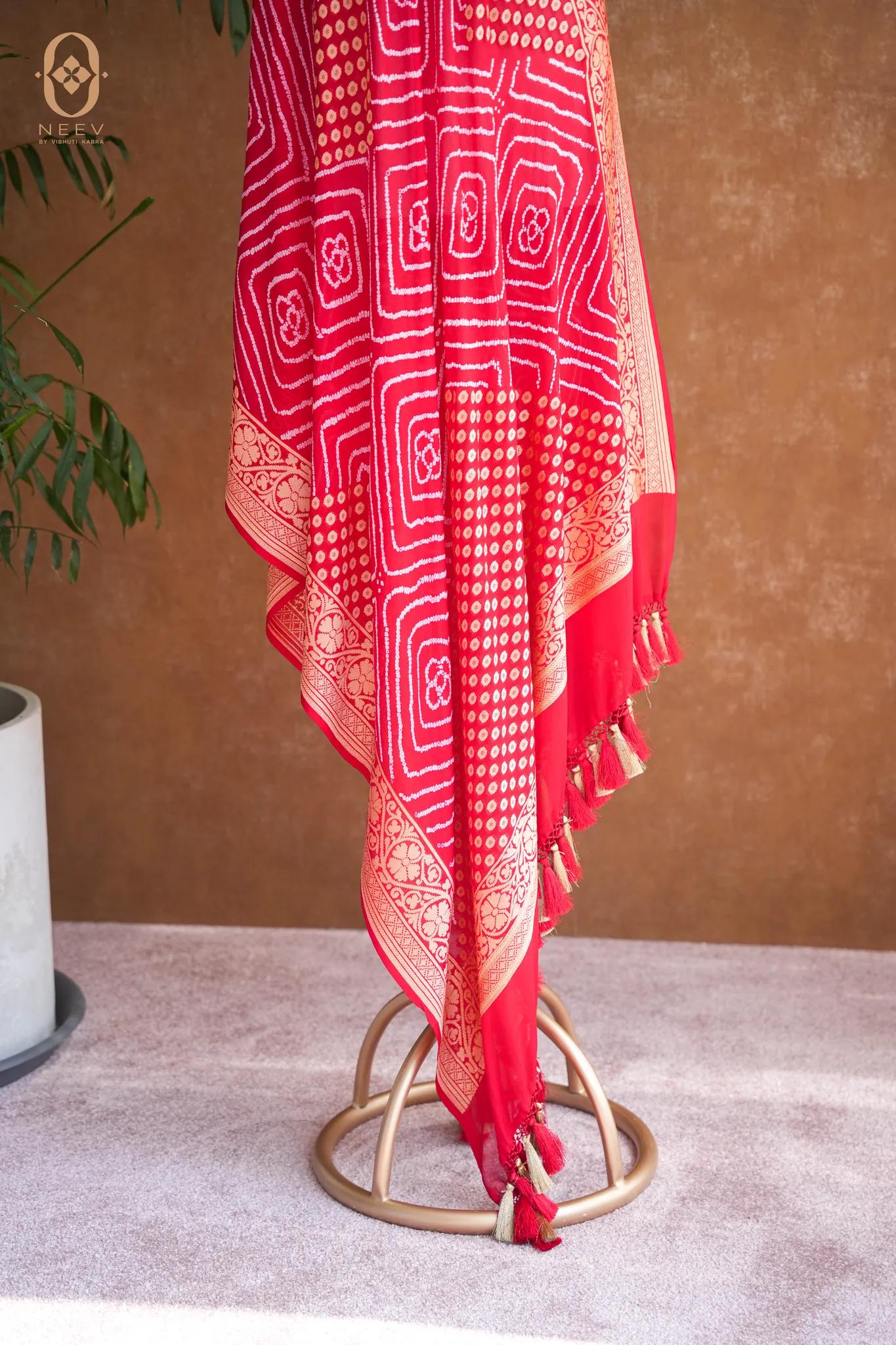 Georgette Bandhani Dupatta