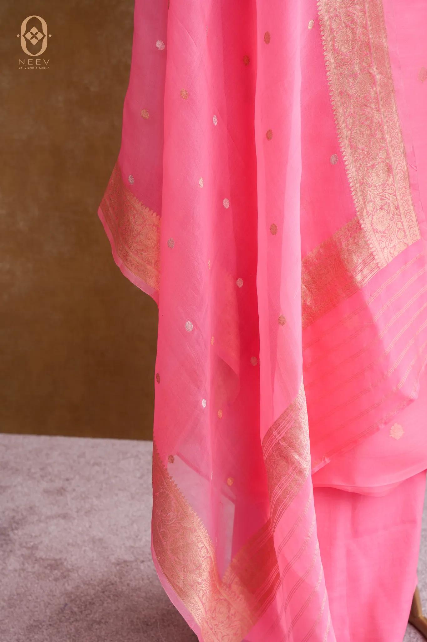 Kora Silk Boota Suit Set