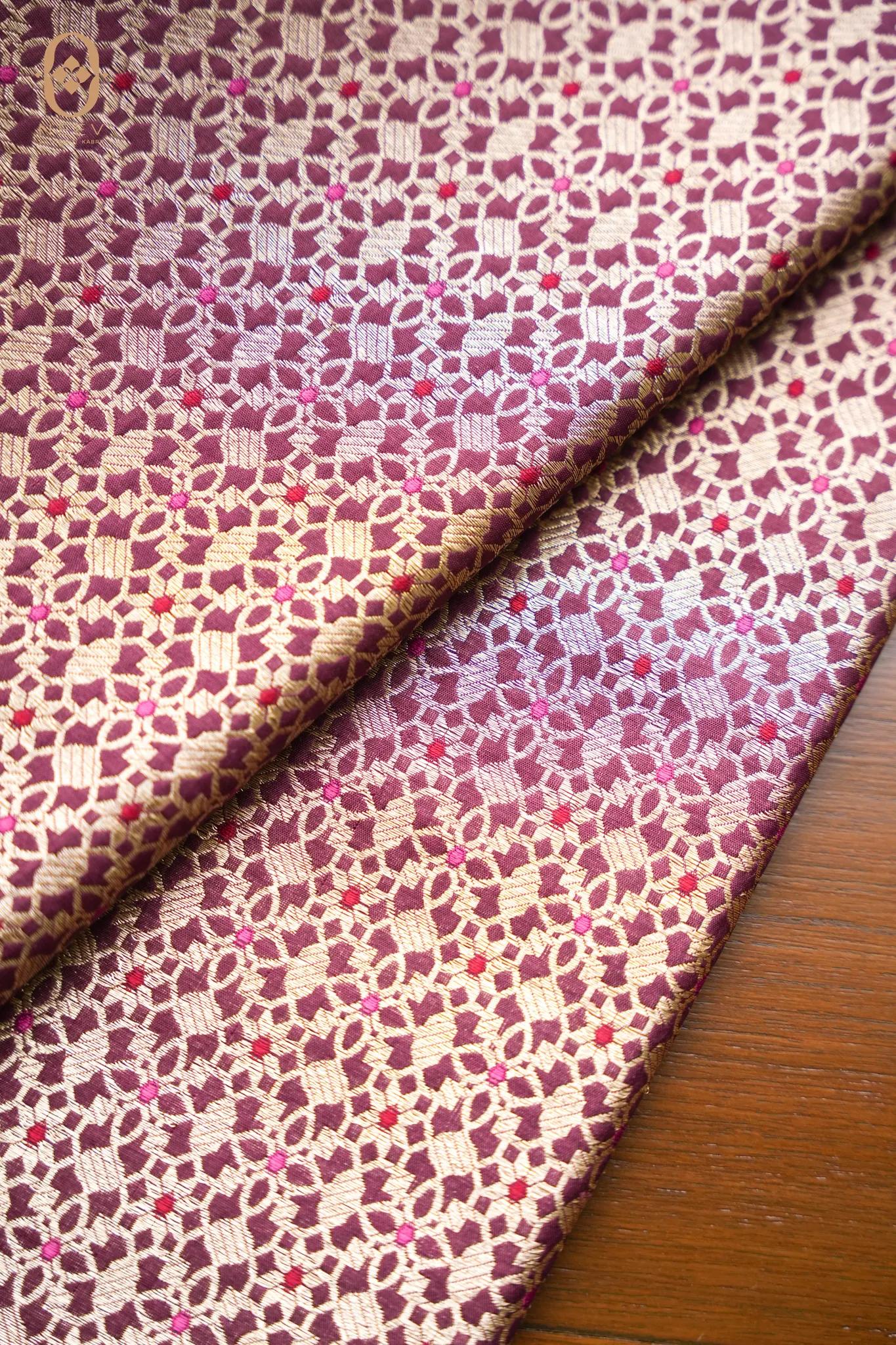 Katan Silk Brocade Fabric