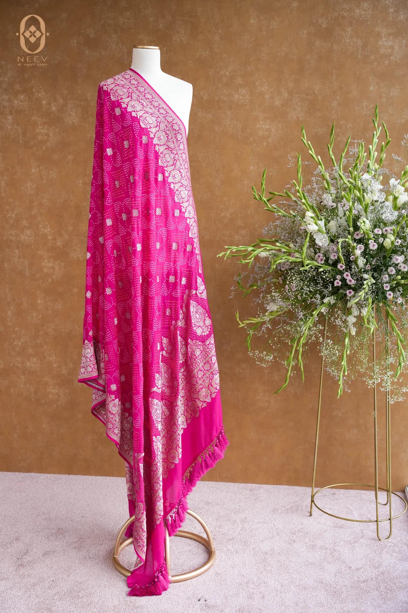 Georgette Bandhani Dupatta