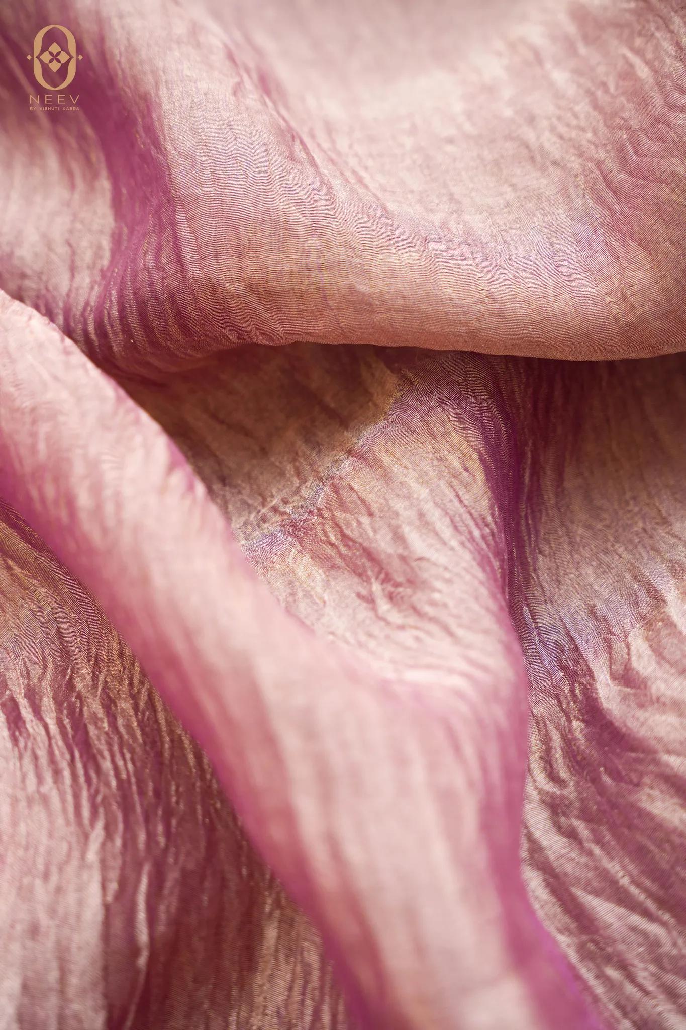 Crushed Tissue Silk Fabric