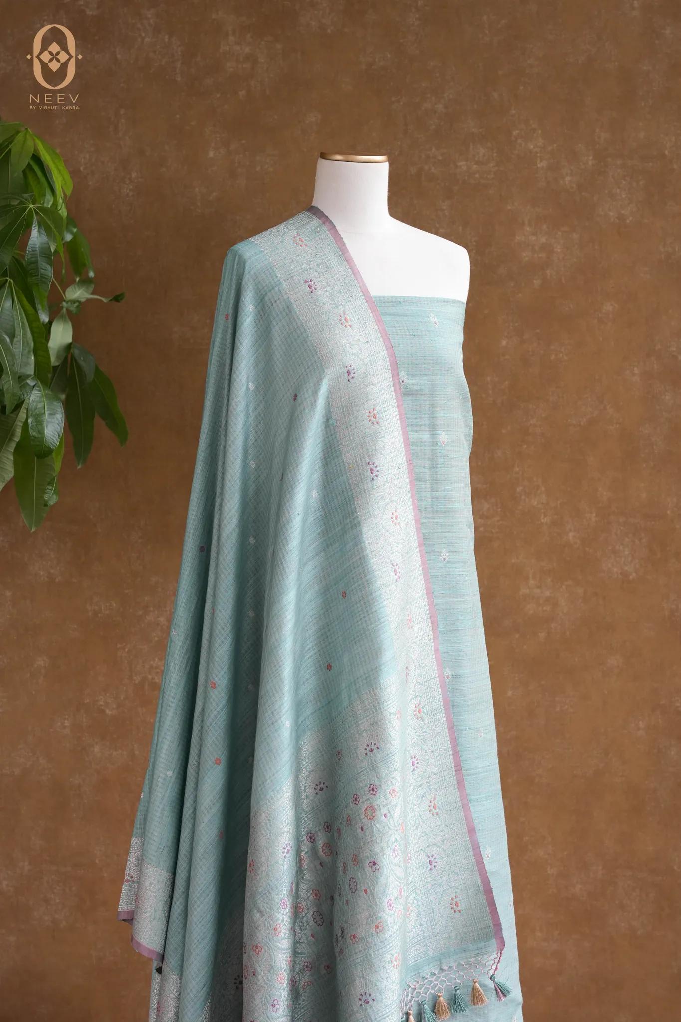 Dupion Silk Suit Set