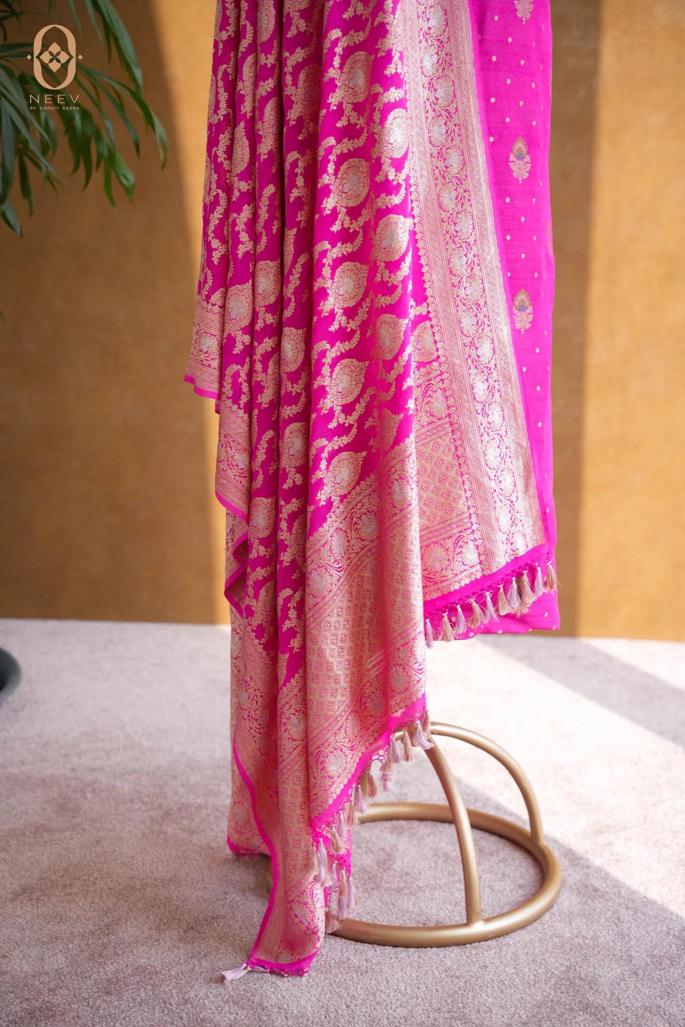 Munga Tassar Meenakari Suit Set
