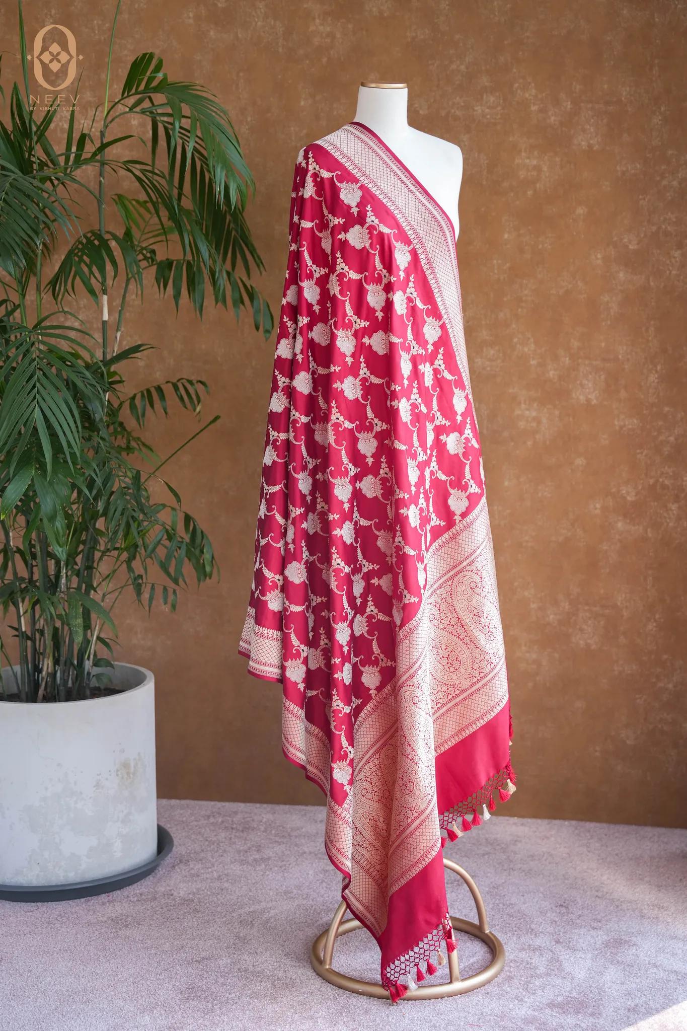 Premium Katan Silk Khadwa Dupatta