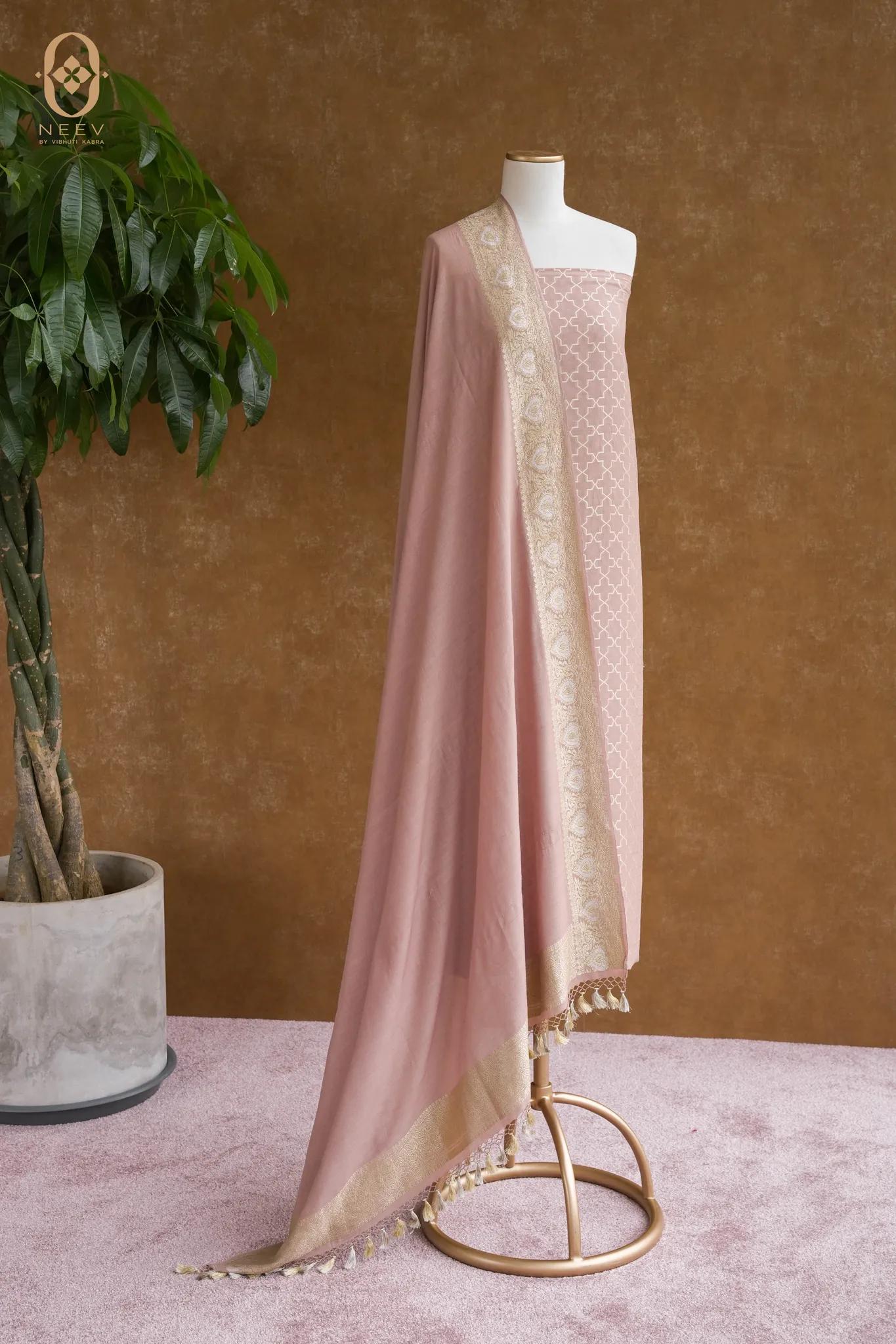 Munga Silk Jaal Suit Set