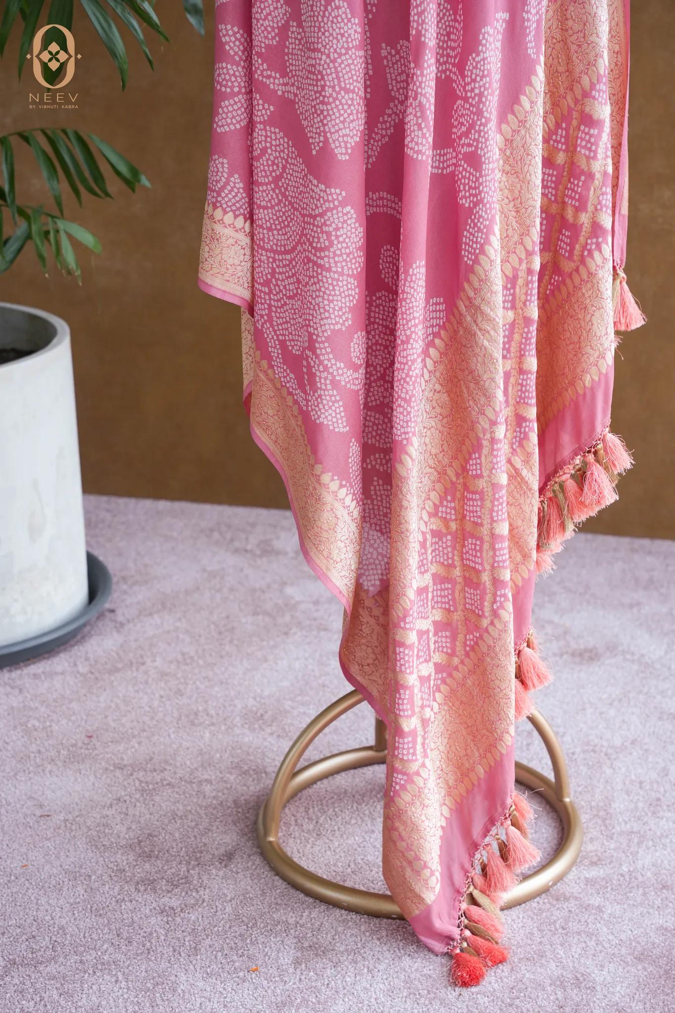 Georgette Bandhani Dupatta