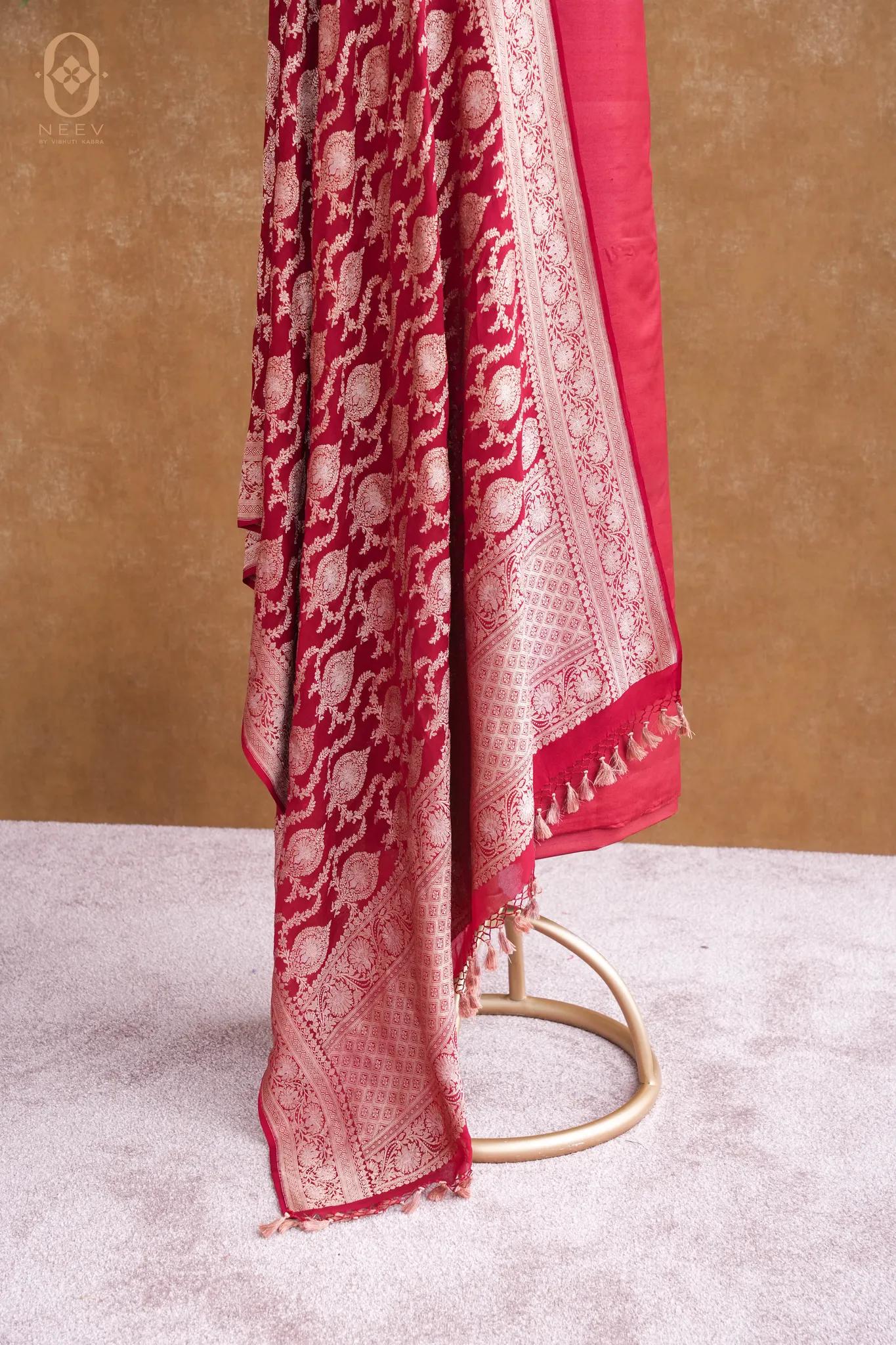 Georgette Jaal Dupatta Suit Set