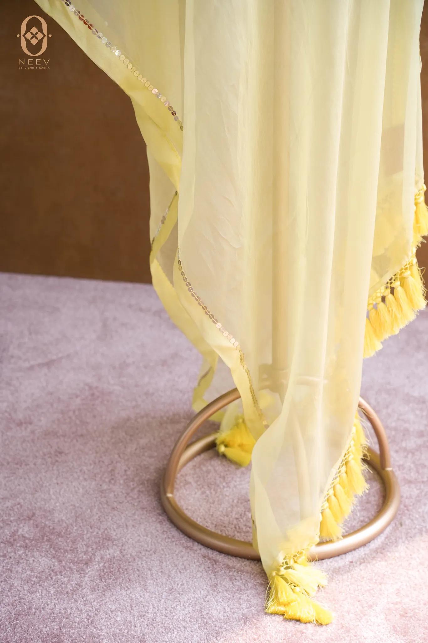 Kora Silk Handwork Dupatta