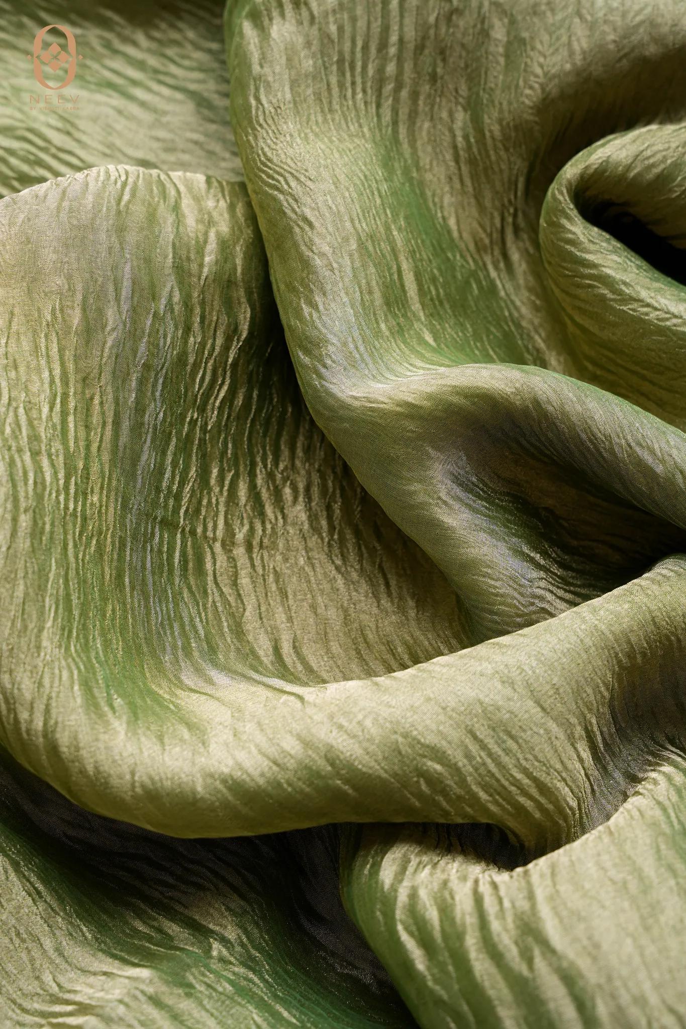 Crushed Tissue Silk Fabric