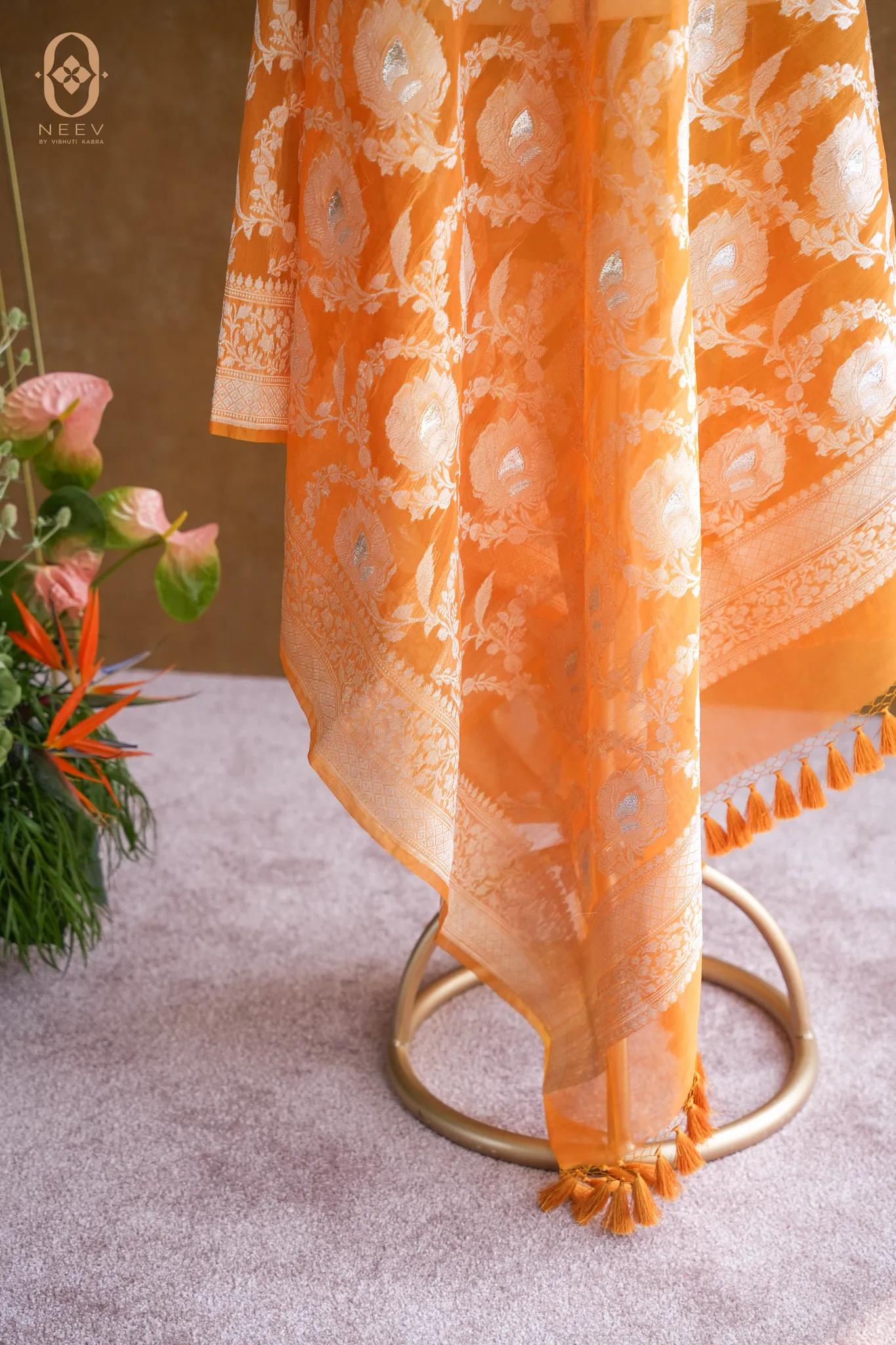 Sona Kora Silk Dupatta