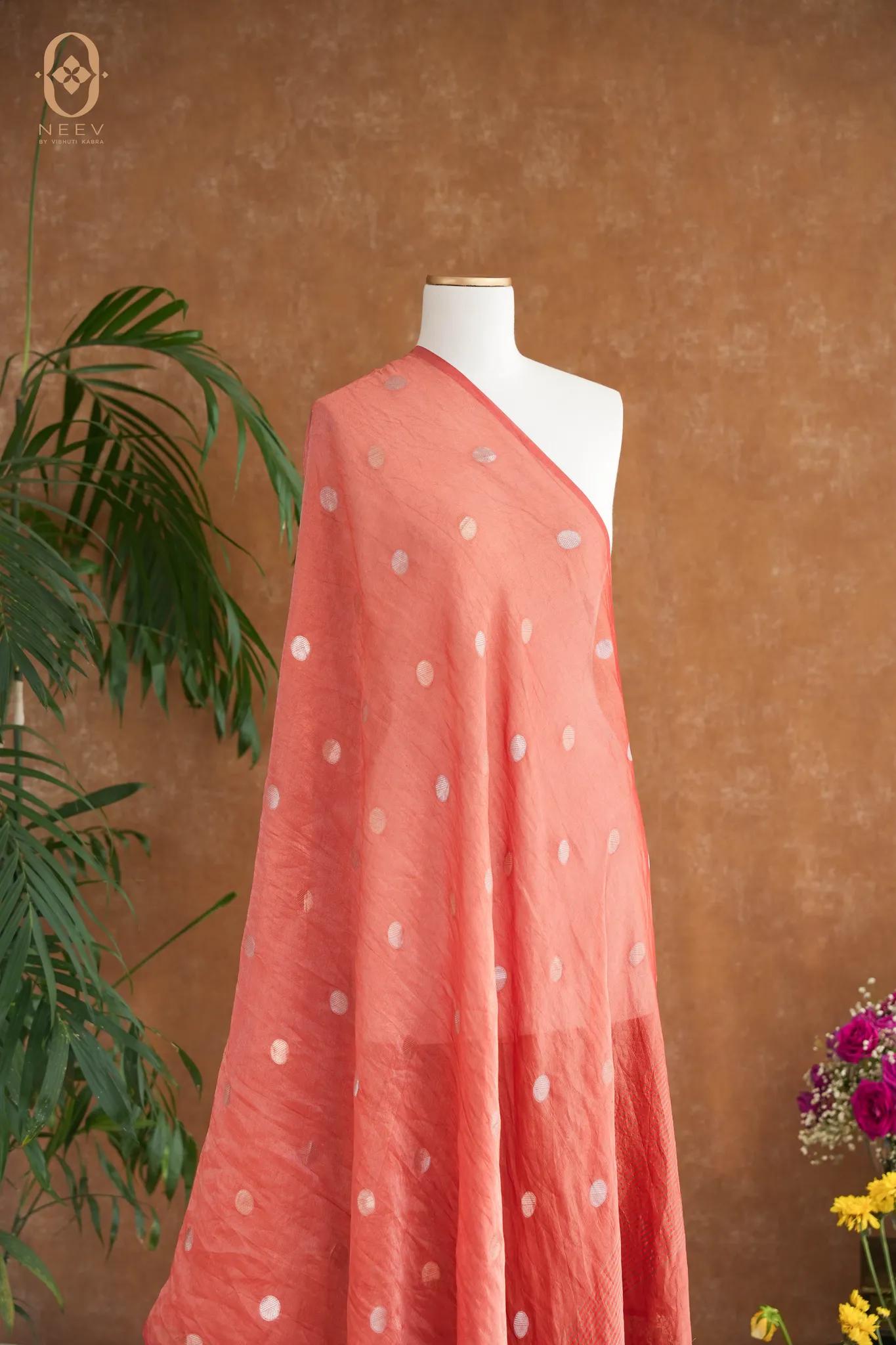 Tissue Silk Boota Dupatta
