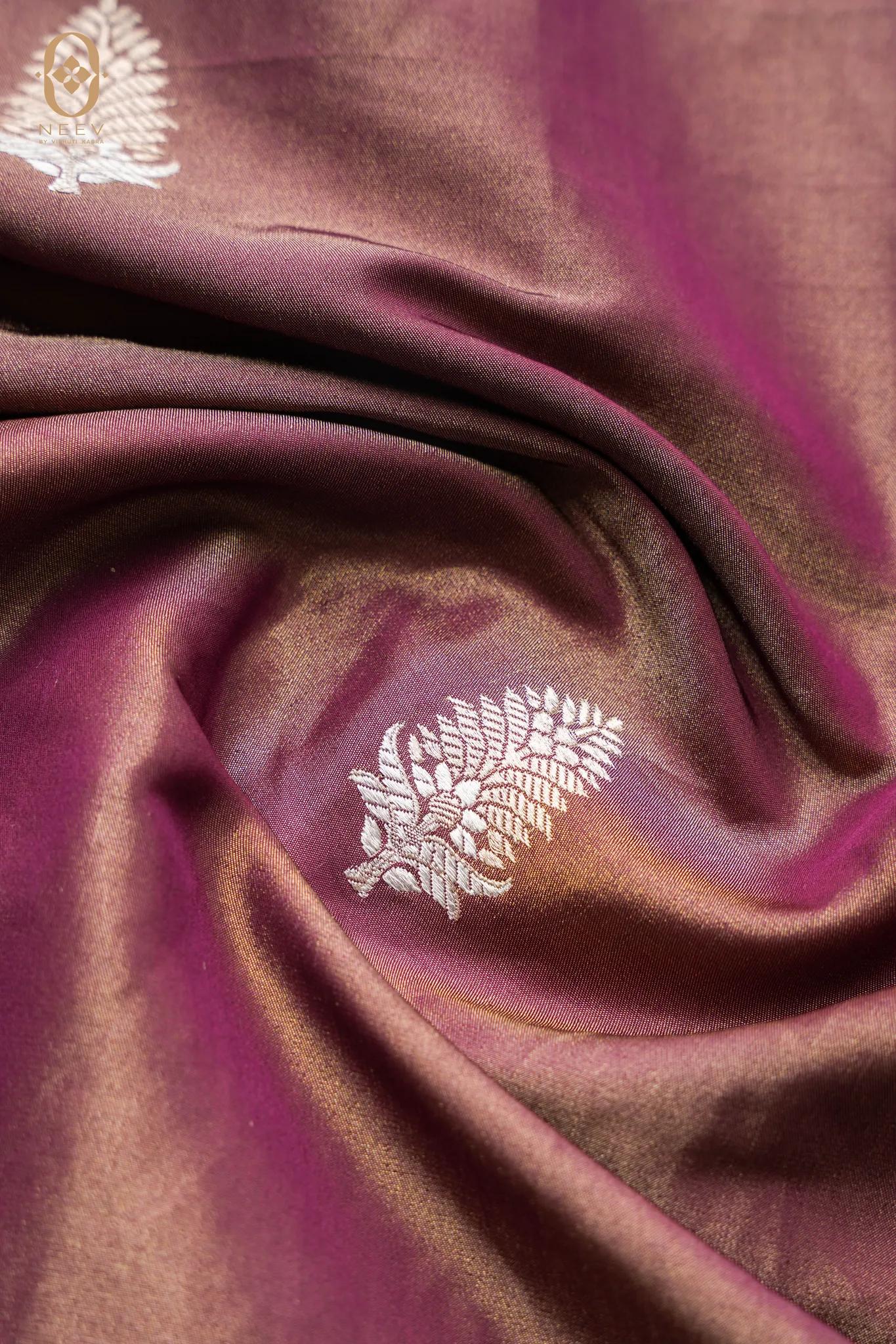 Satin Tissue Boota Fabric