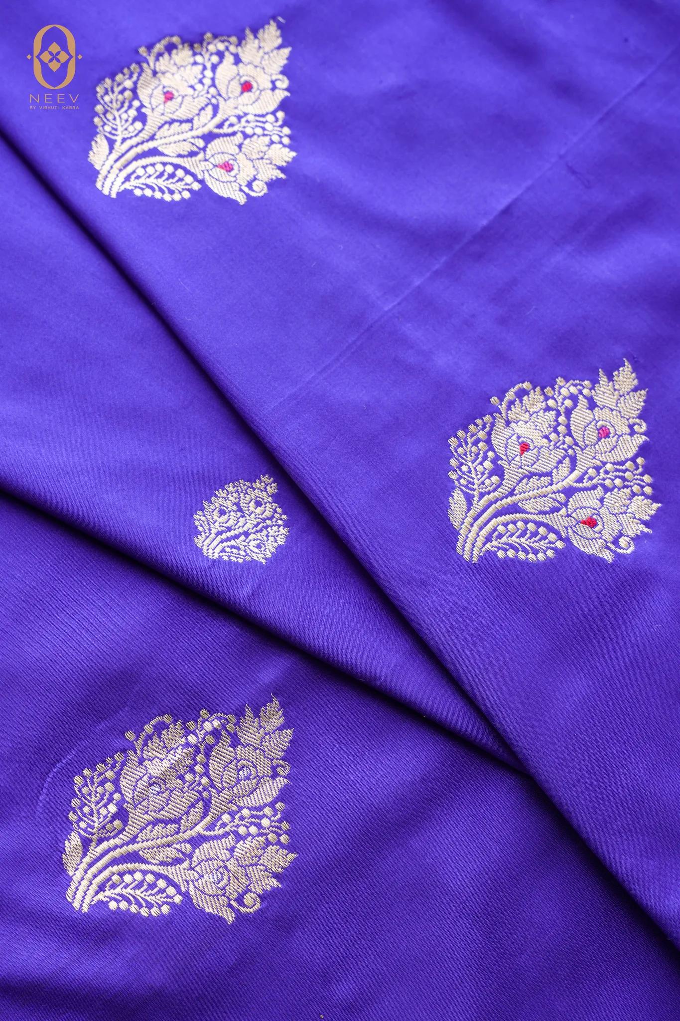 Katan Silk Boota Fabric