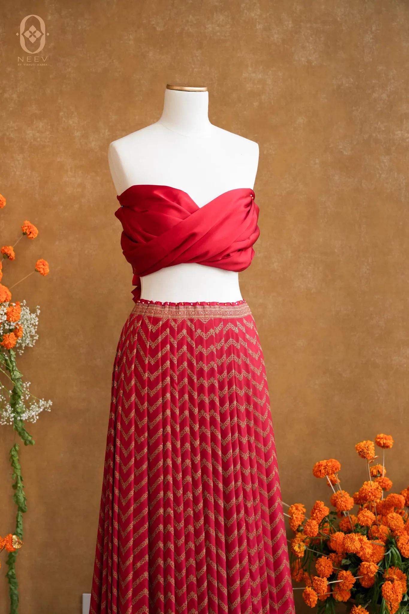 Katan Silk Lehenga Fabric