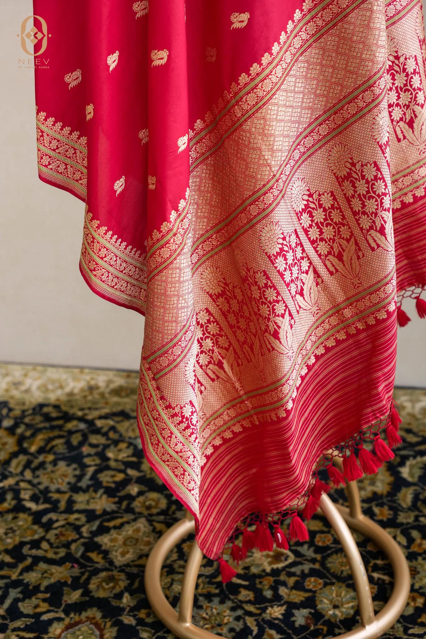 Katan Silk Boota Dupatta