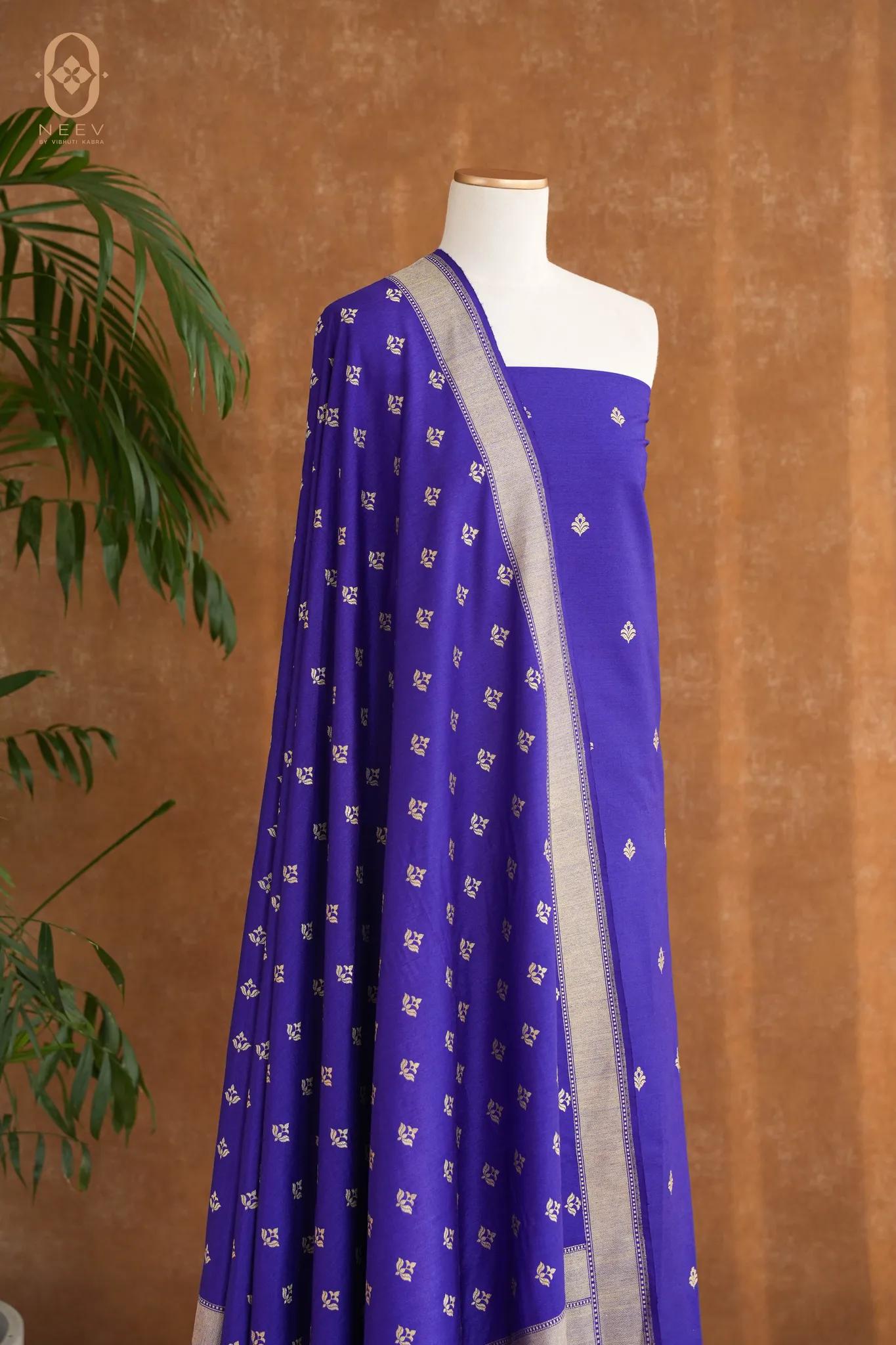 Sachi Zari Munga Silk Suit Set