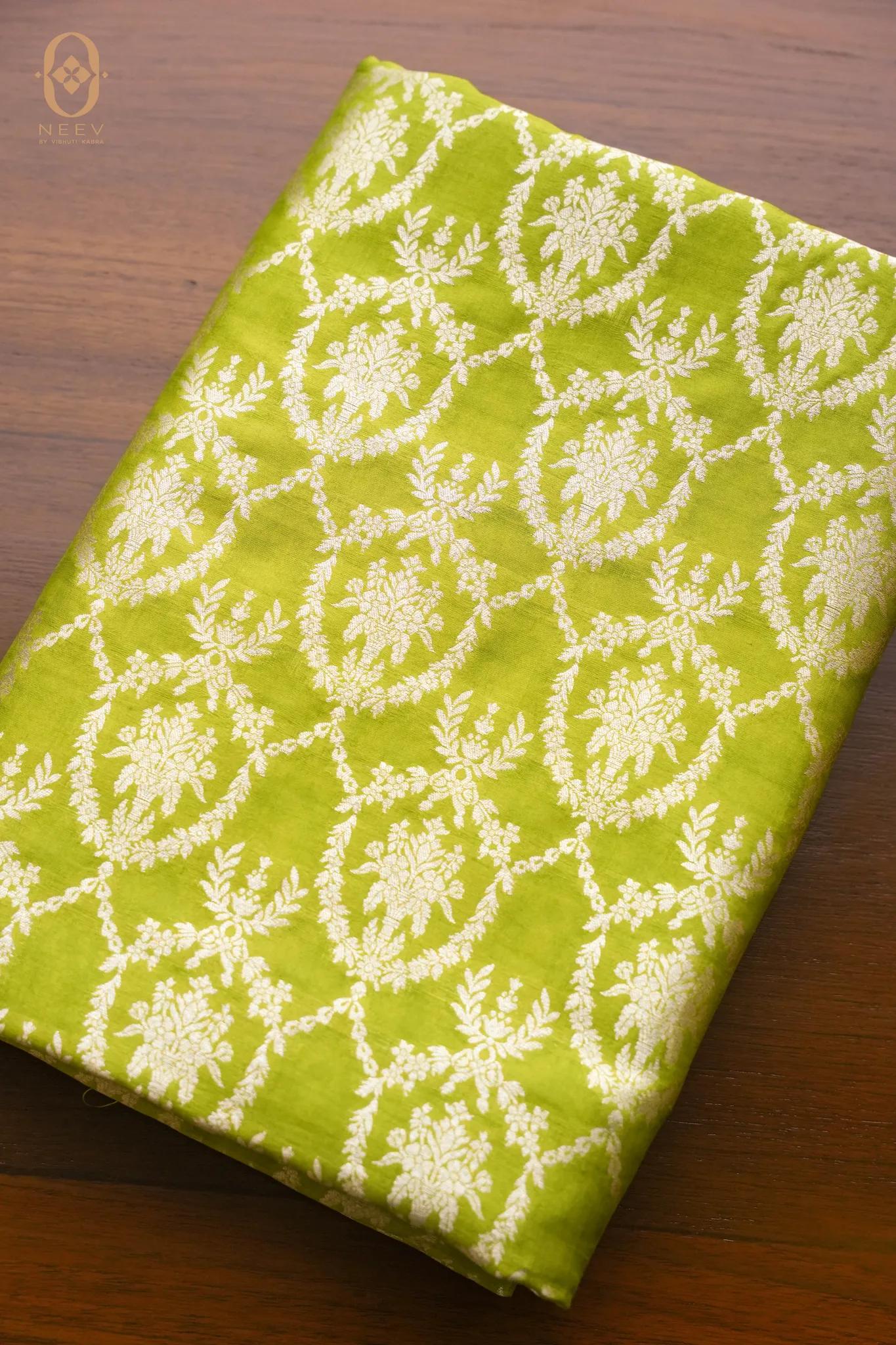Festive Chinia Boota Fabric