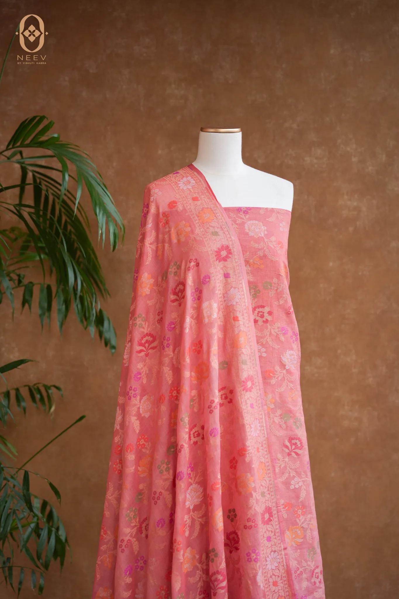 Ektara Cotton Multi Meenakari Suit Set