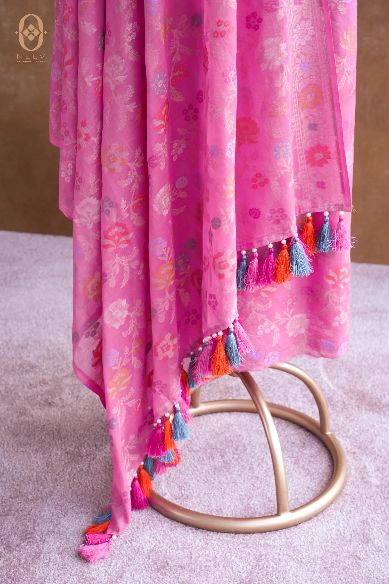 Ektara Cotton Multi Meenakari Suit Set