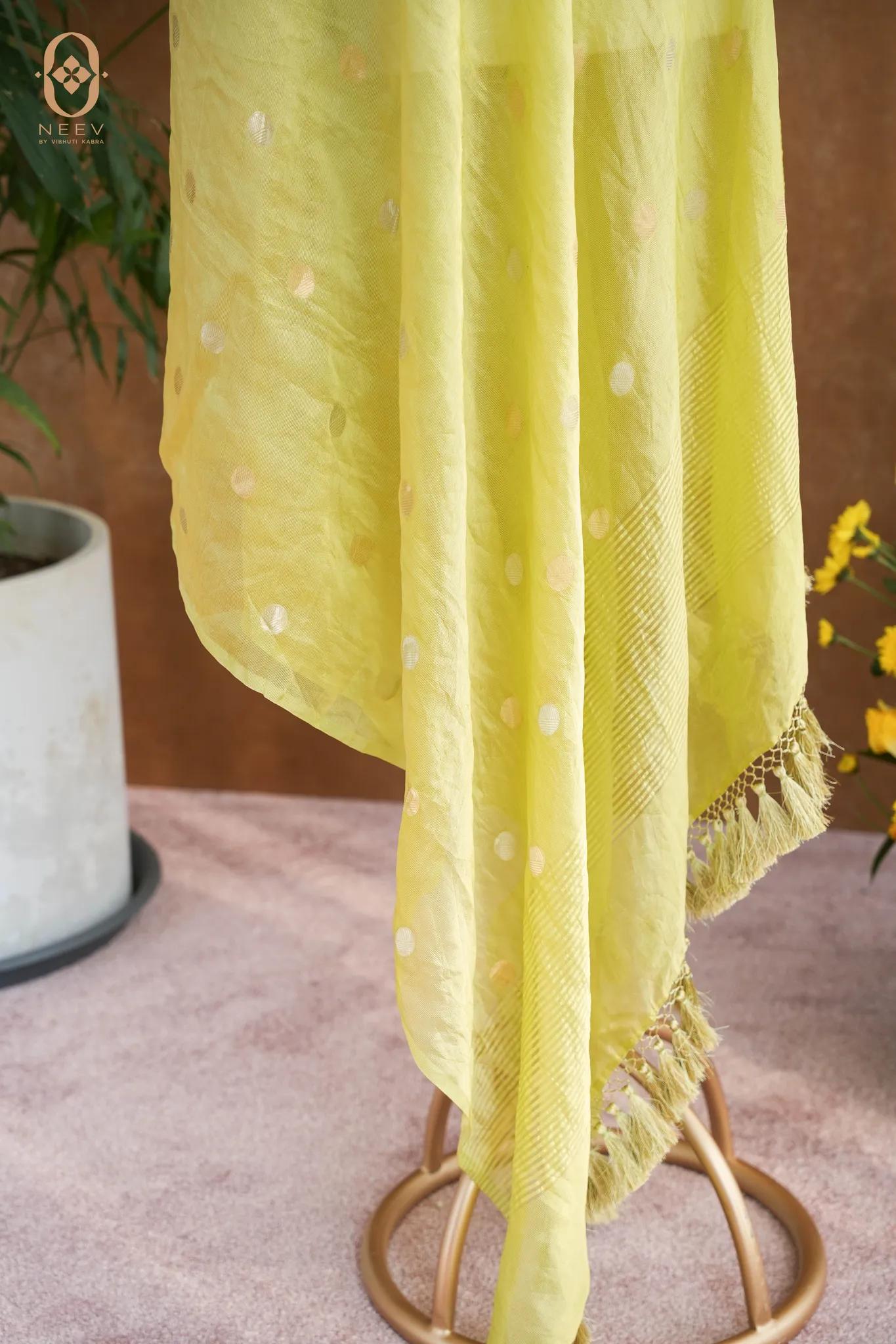Tissue Silk Boota Dupatta