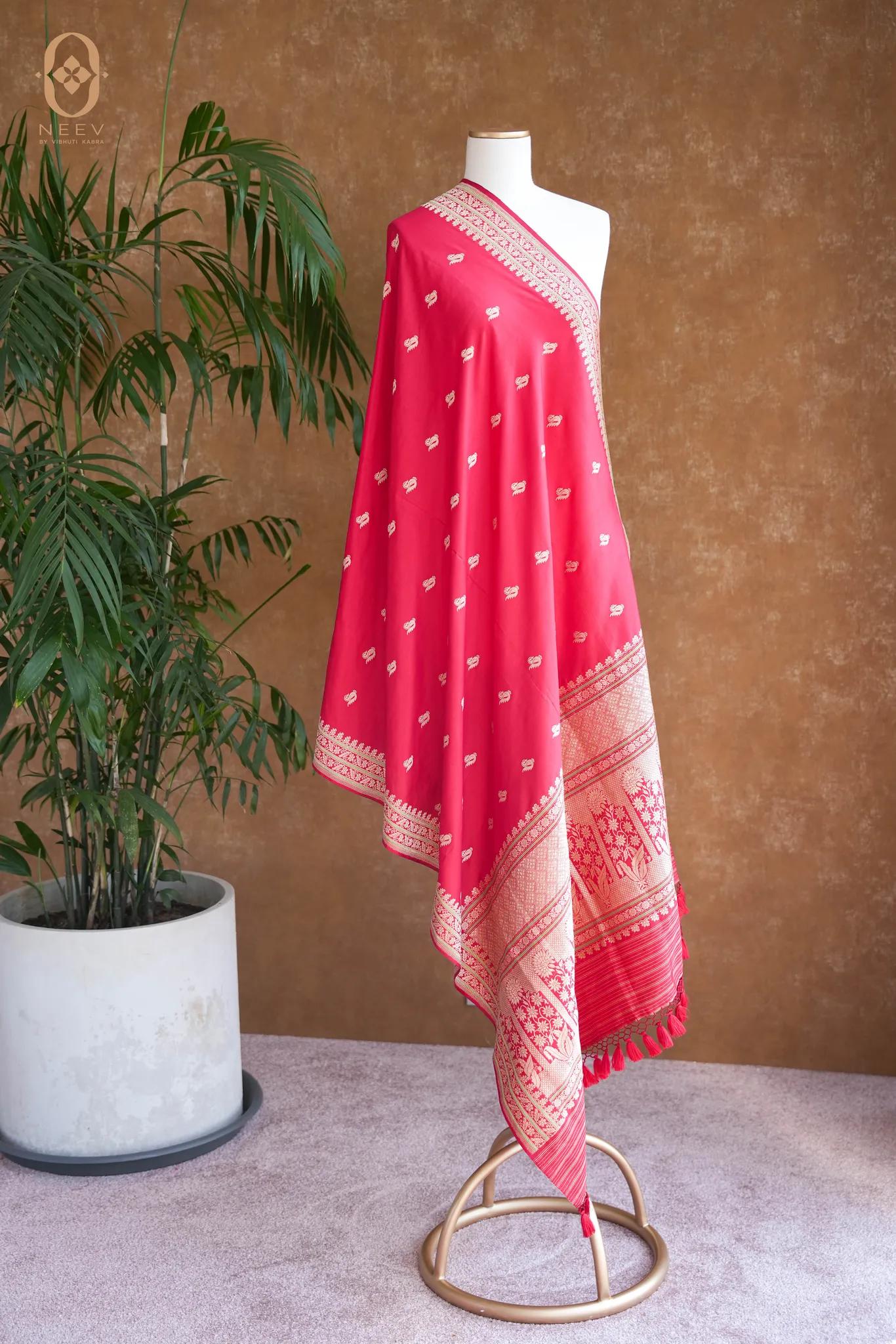 Katan Silk Boota Dupatta
