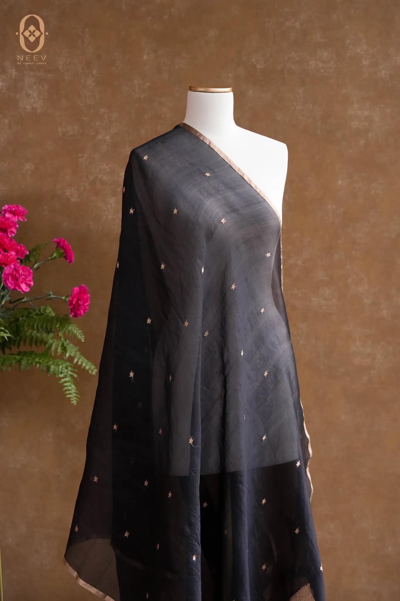 Kora Silk Boota Dupatta