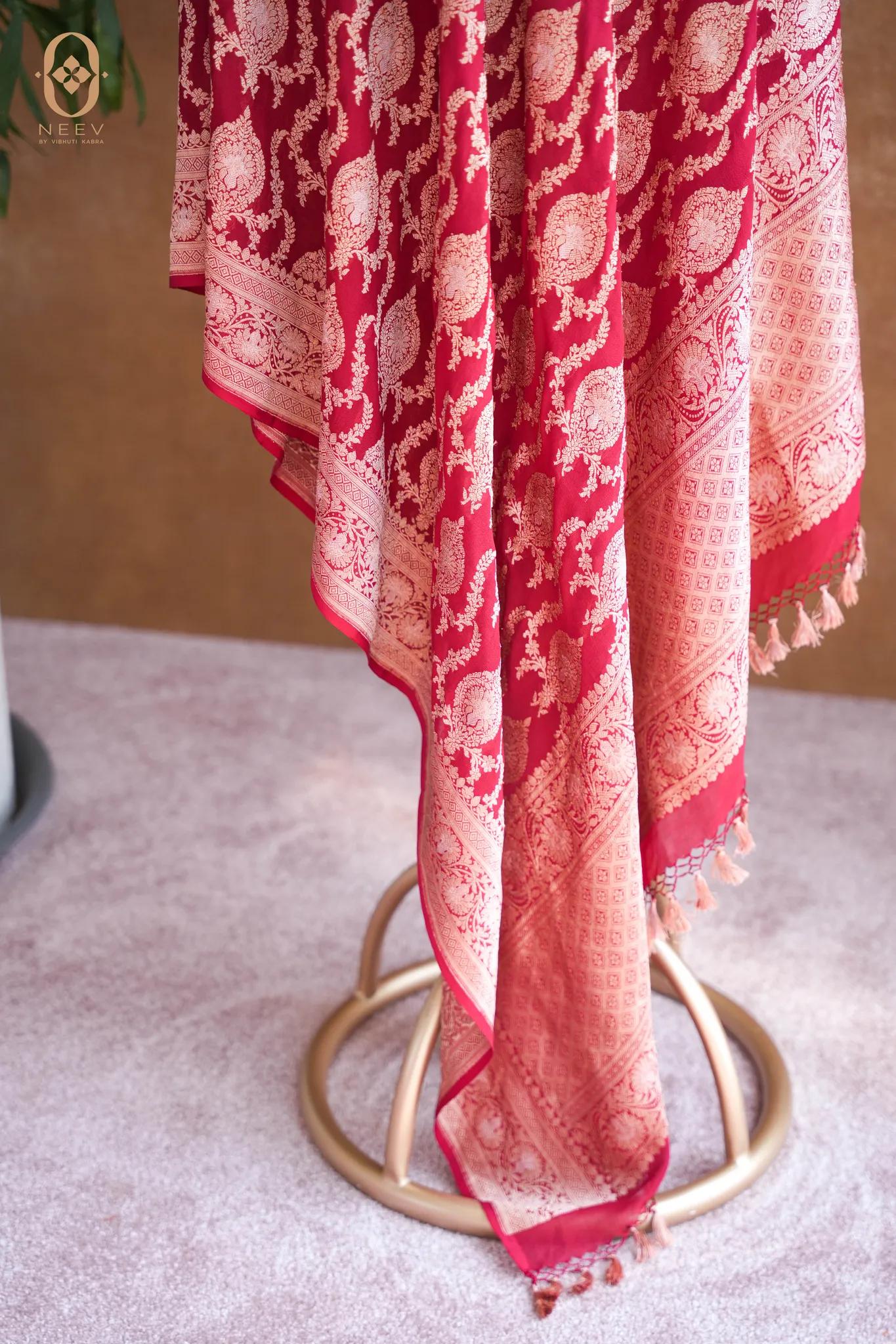 Georgette Khadwa Jaal Dupatta
