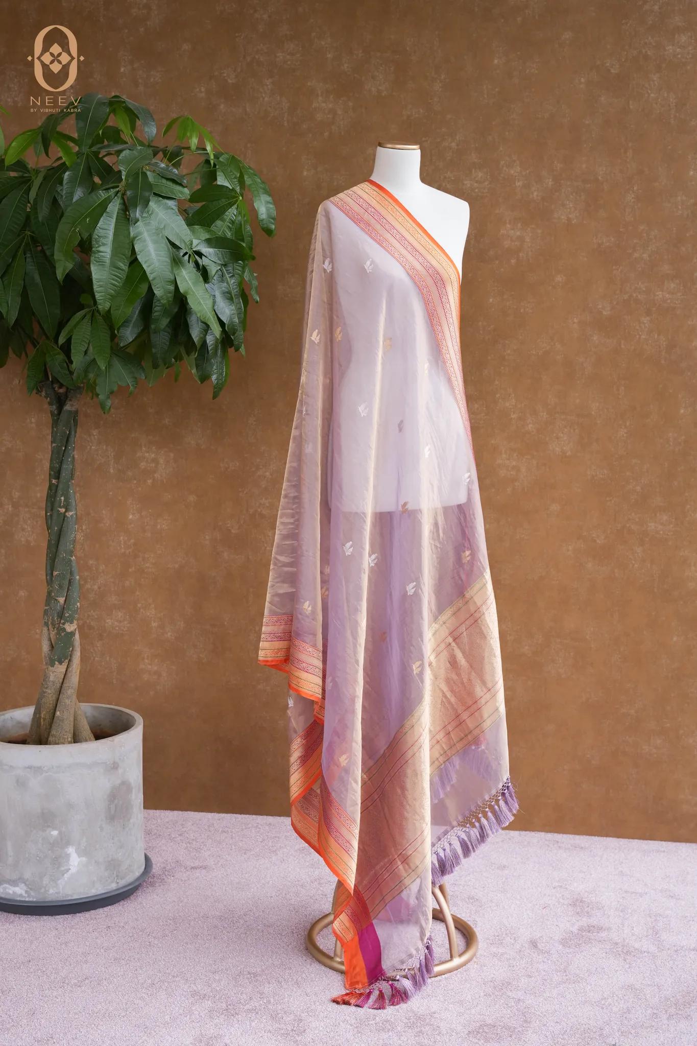 Kanjivaram Tissue Silk Dupatta