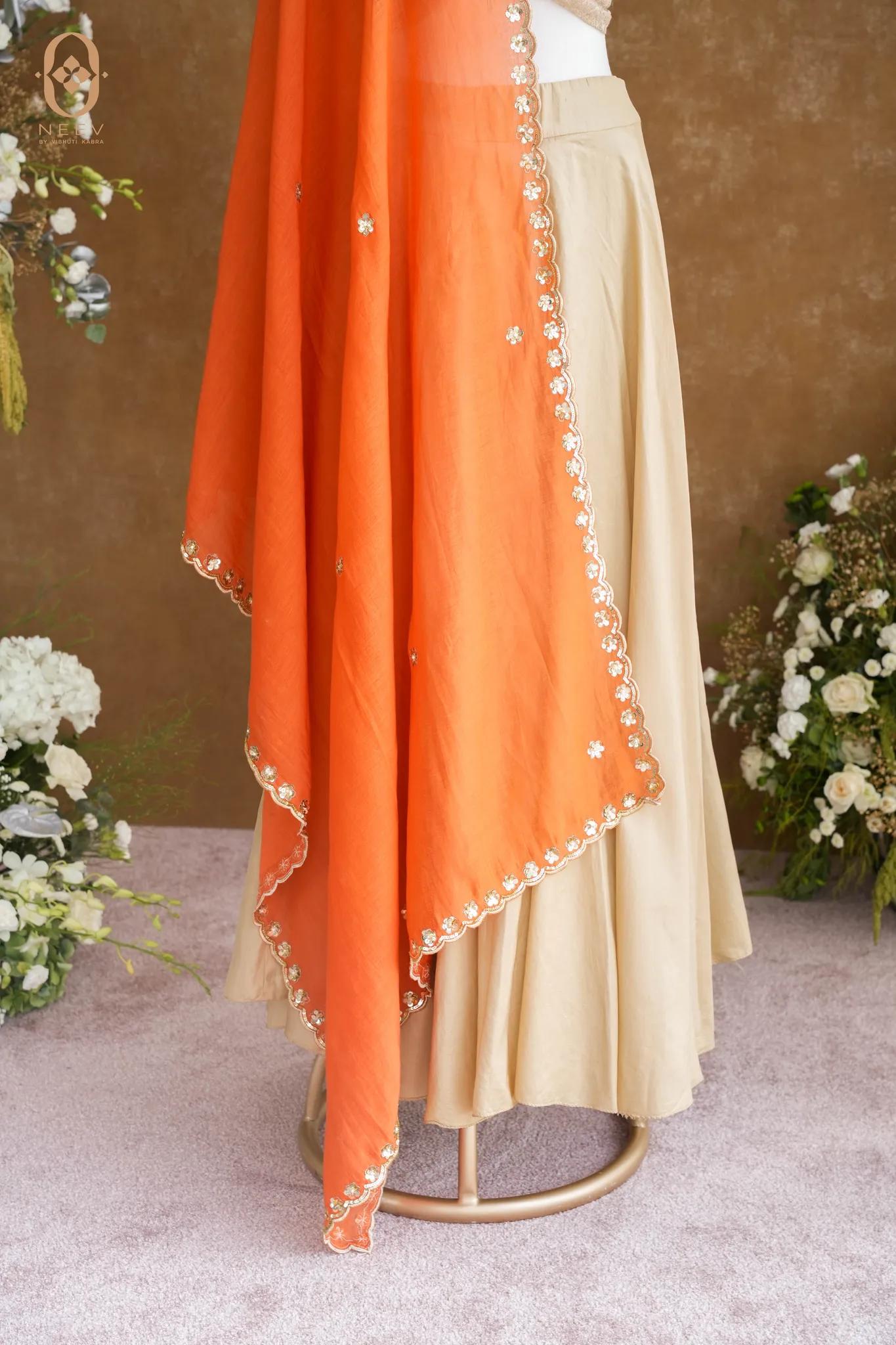 Premium Chanderi Handwork Dupatta