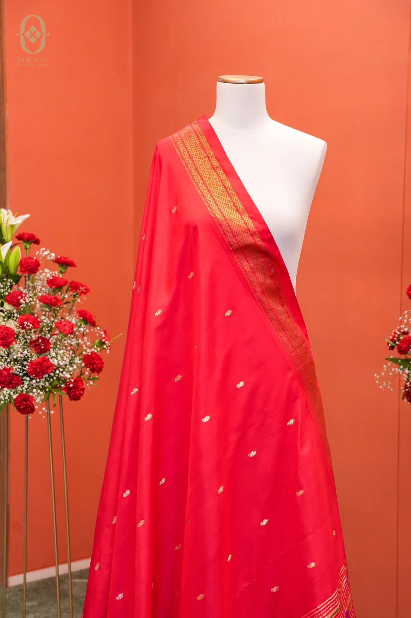 Paithani Katan Silk Dupatta