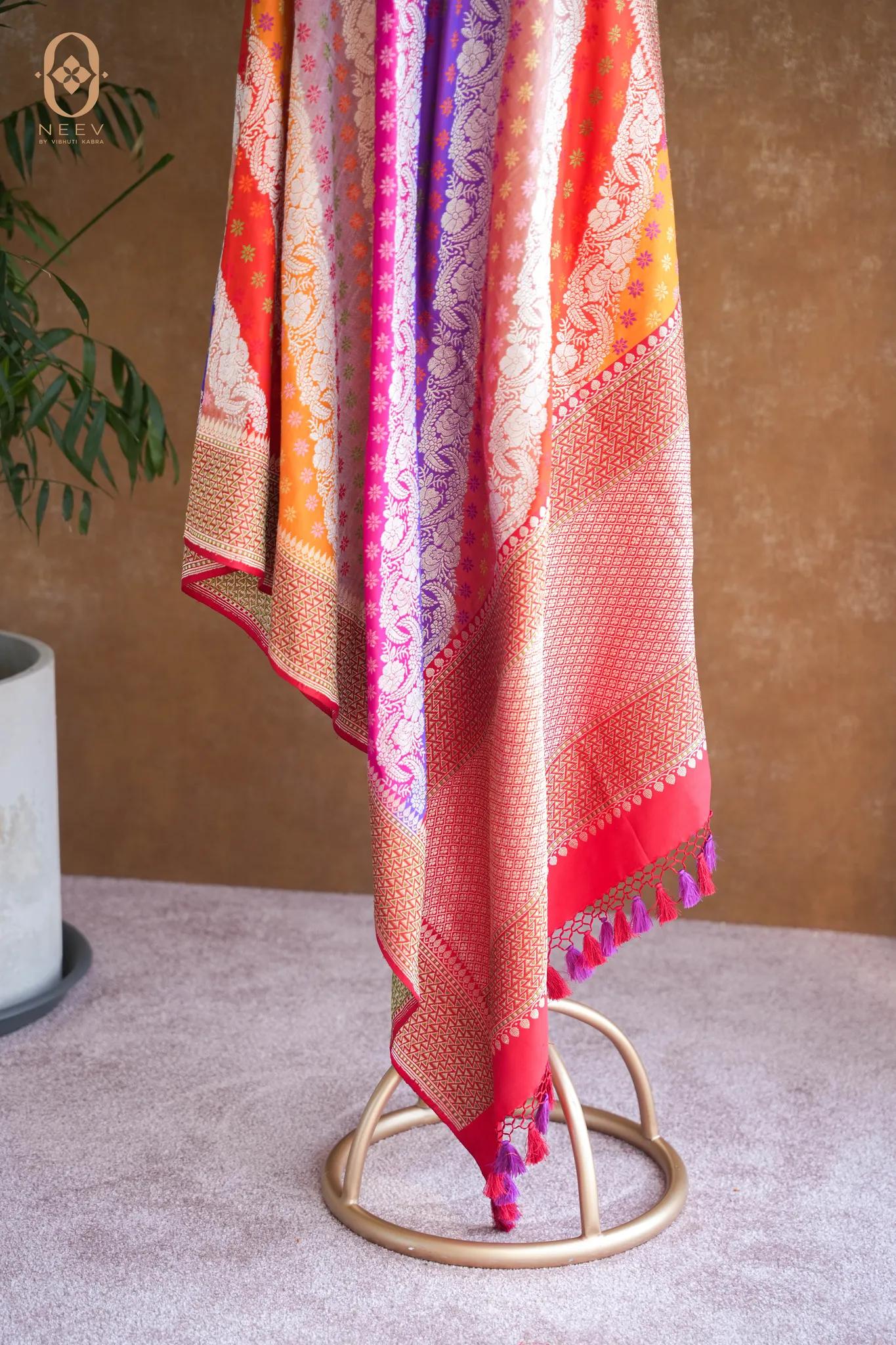 Rangkat Katan Silk Dupatta