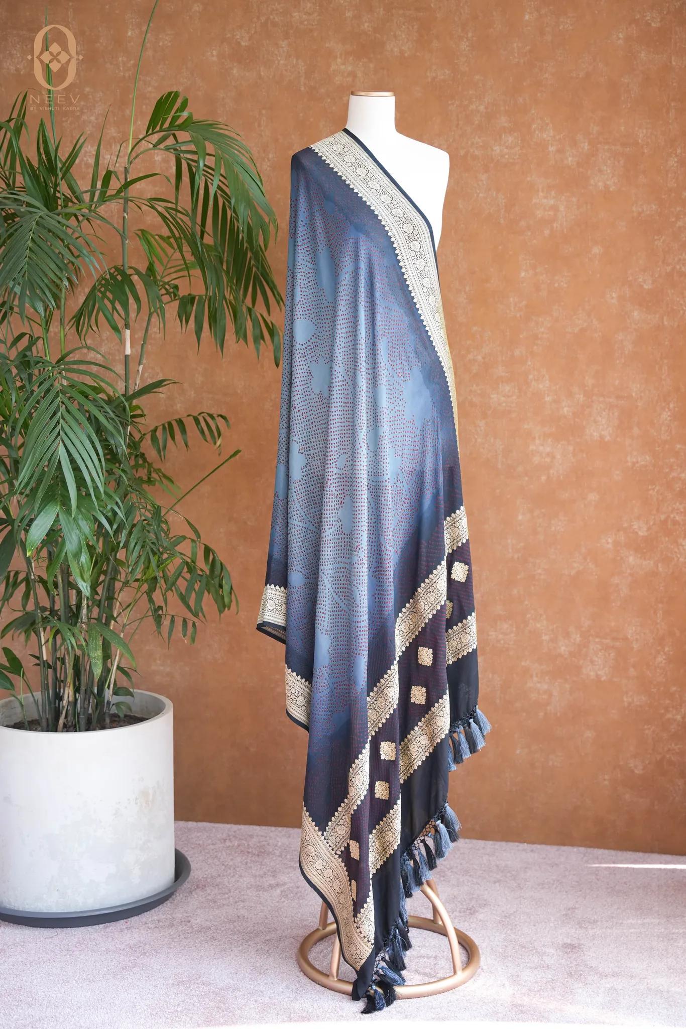 Ombre Bandhani Dupatta