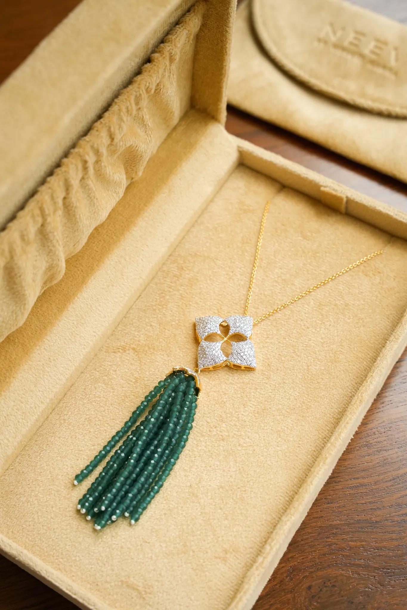 Neev Tasseled Pendant